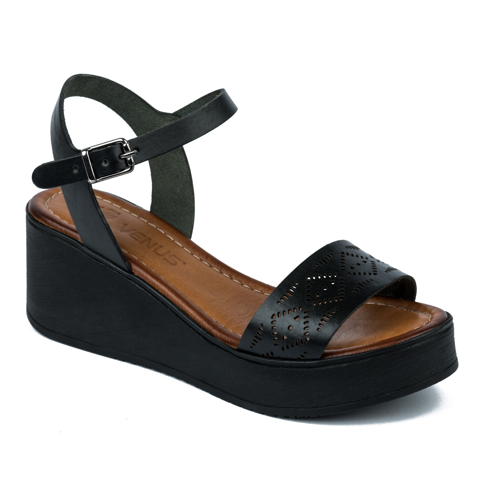 Women sandals A257 - BLACK