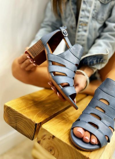 Women sandals A233 - BLUE
