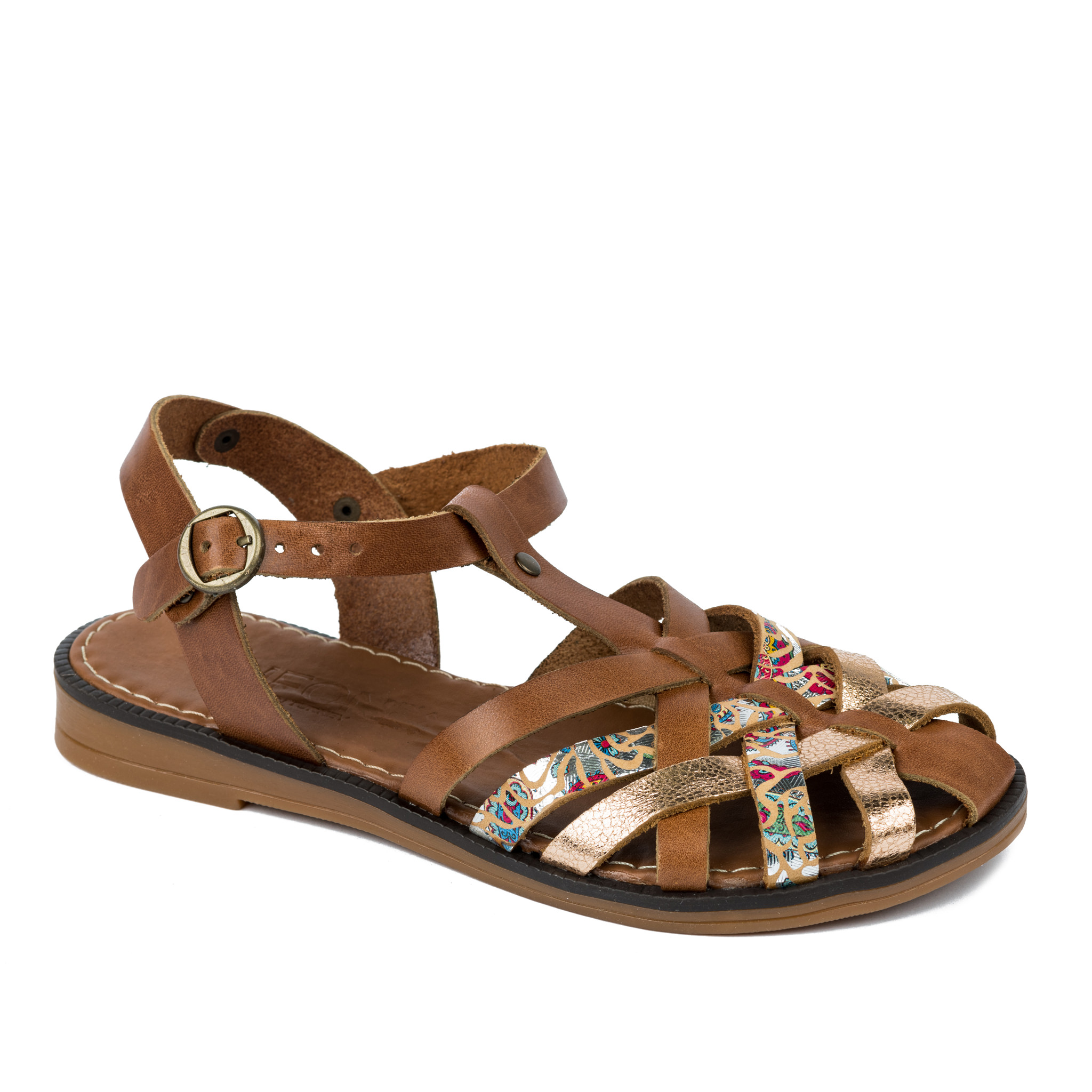 Women sandals A268 - CAMEL
