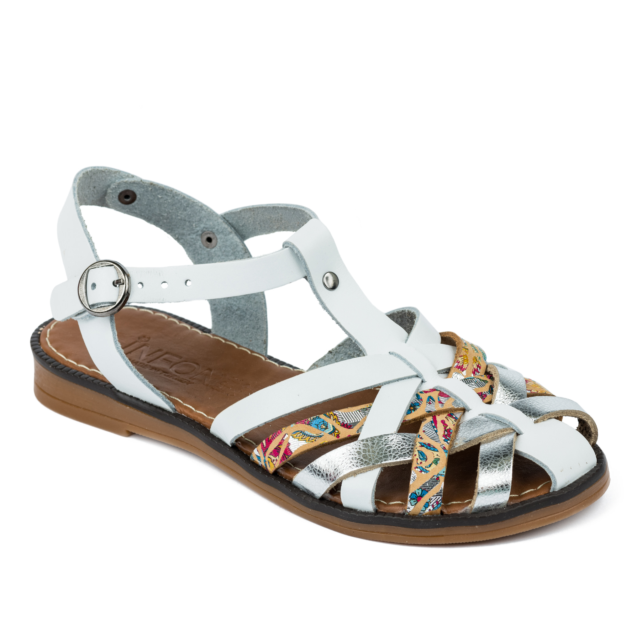 Women sandals A268 - WHITE