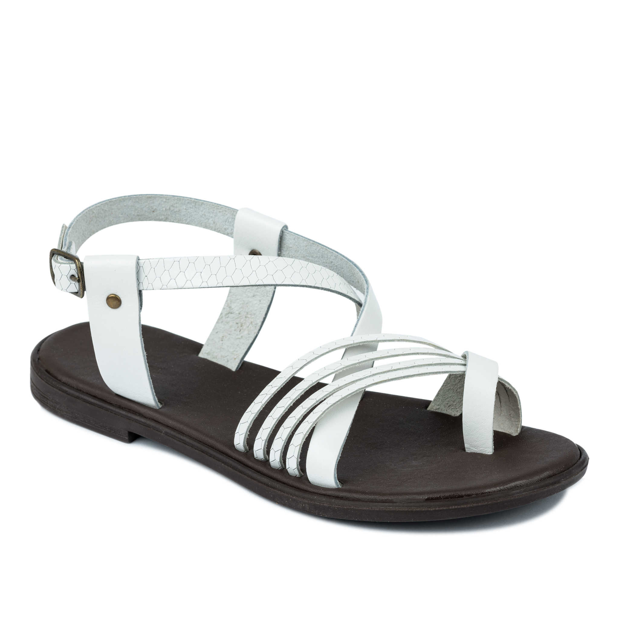 Women sandals A271 - WHITE