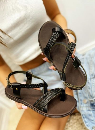 Women sandals A271 - BLACK