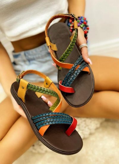 Women sandals A272 - CAMEL
