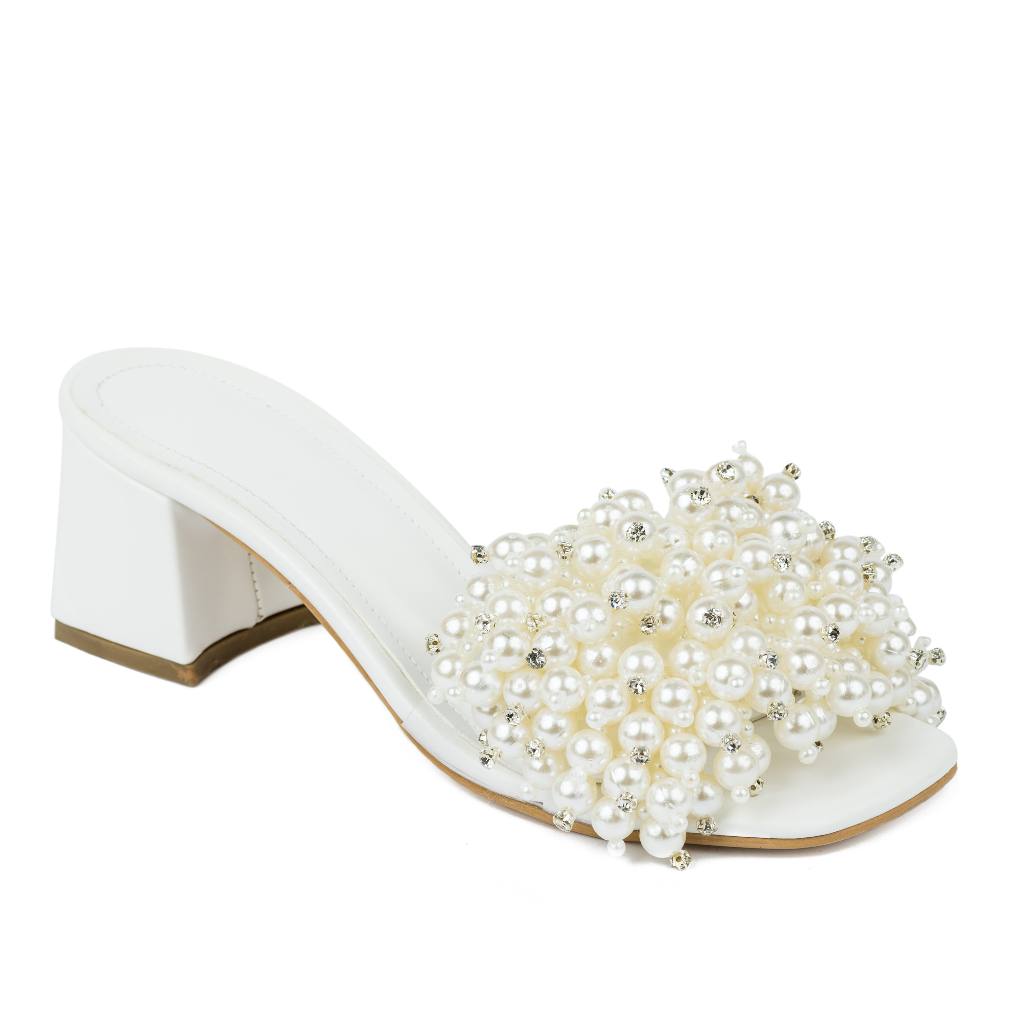 Women Slippers and Mules A277 - WHITE