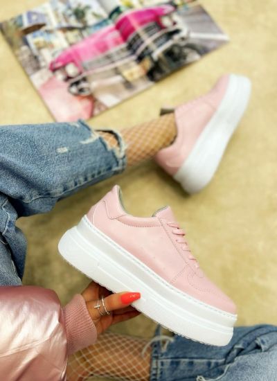 HIGH SOLE SNEAKERS - ROSE