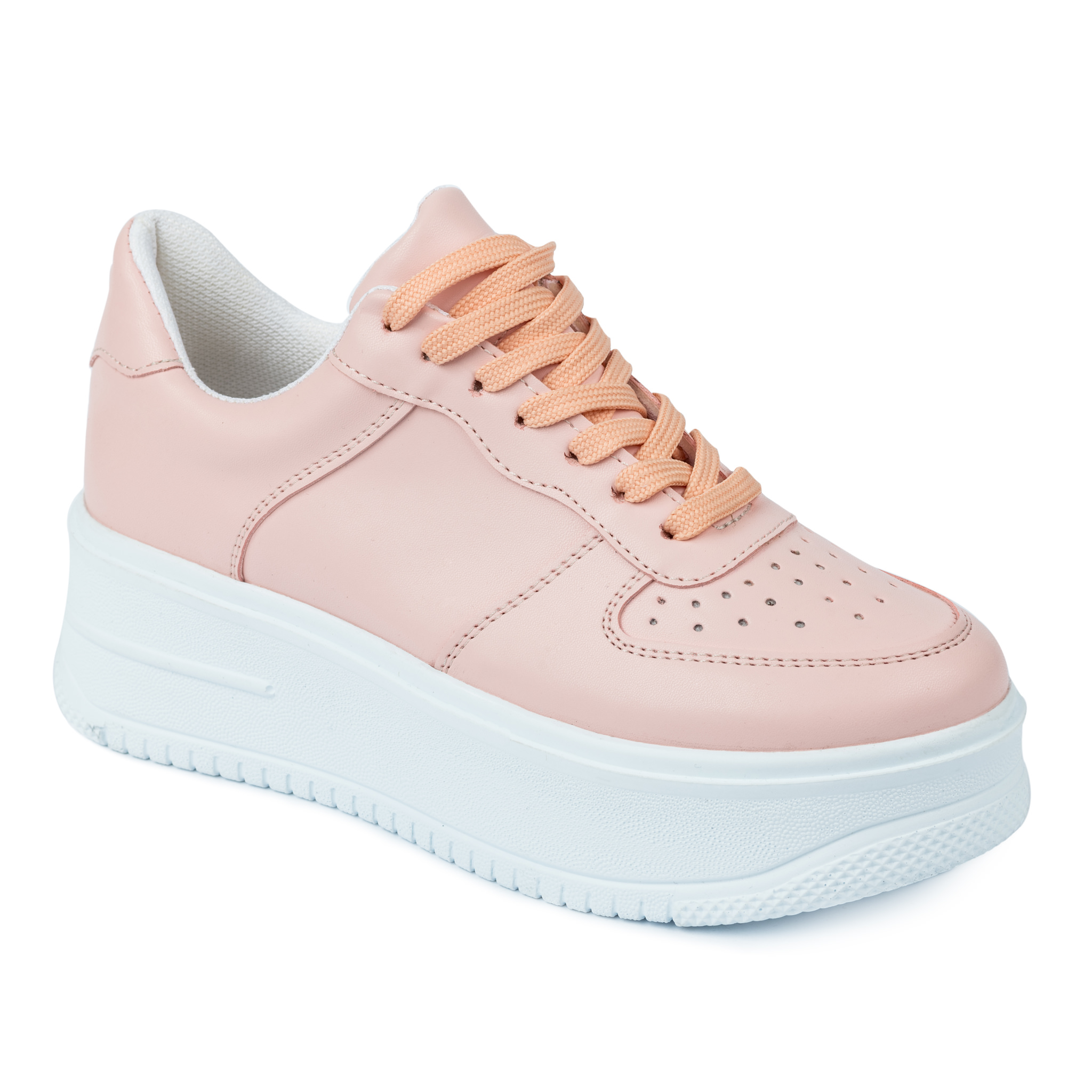 HIGH SOLE SNEAKERS - POWDER ROSE