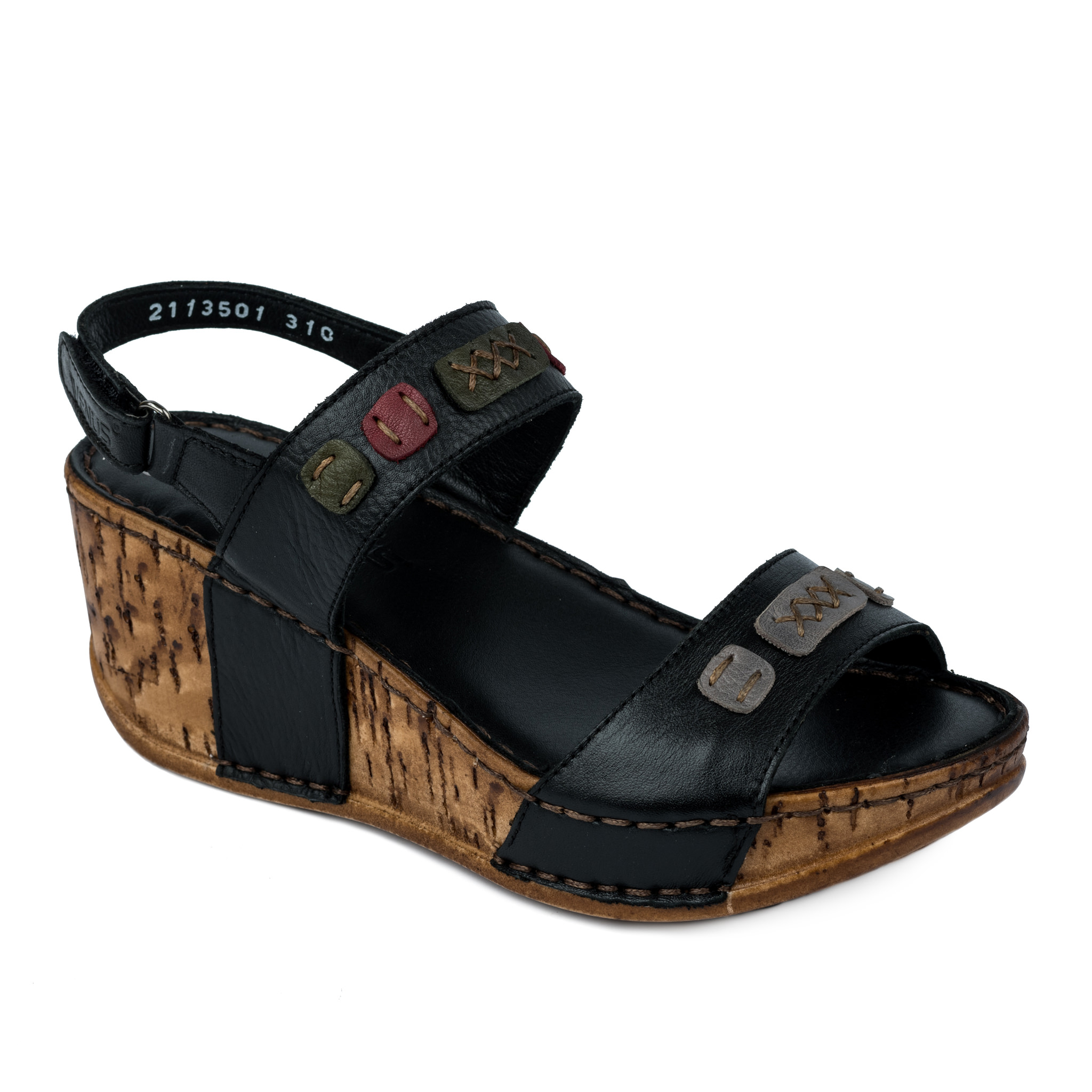 Women sandals A255 - BLACK