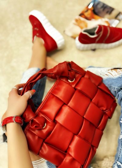 Women's bag LINA - WINE RED