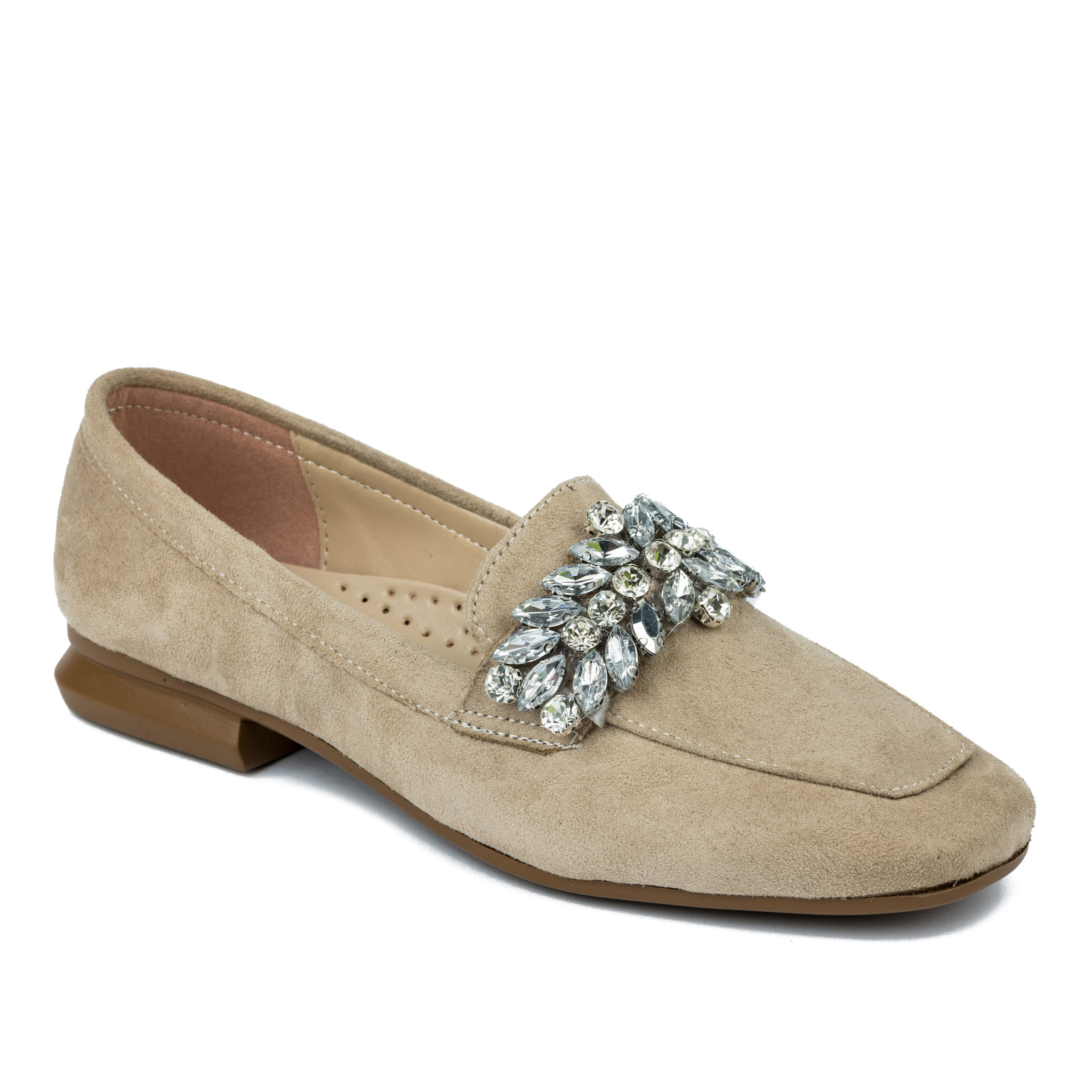 FLATS WITH ORNAMENTS - BEIGE