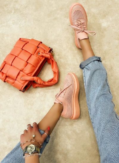 STRETCH SNEAKERS - ROSE