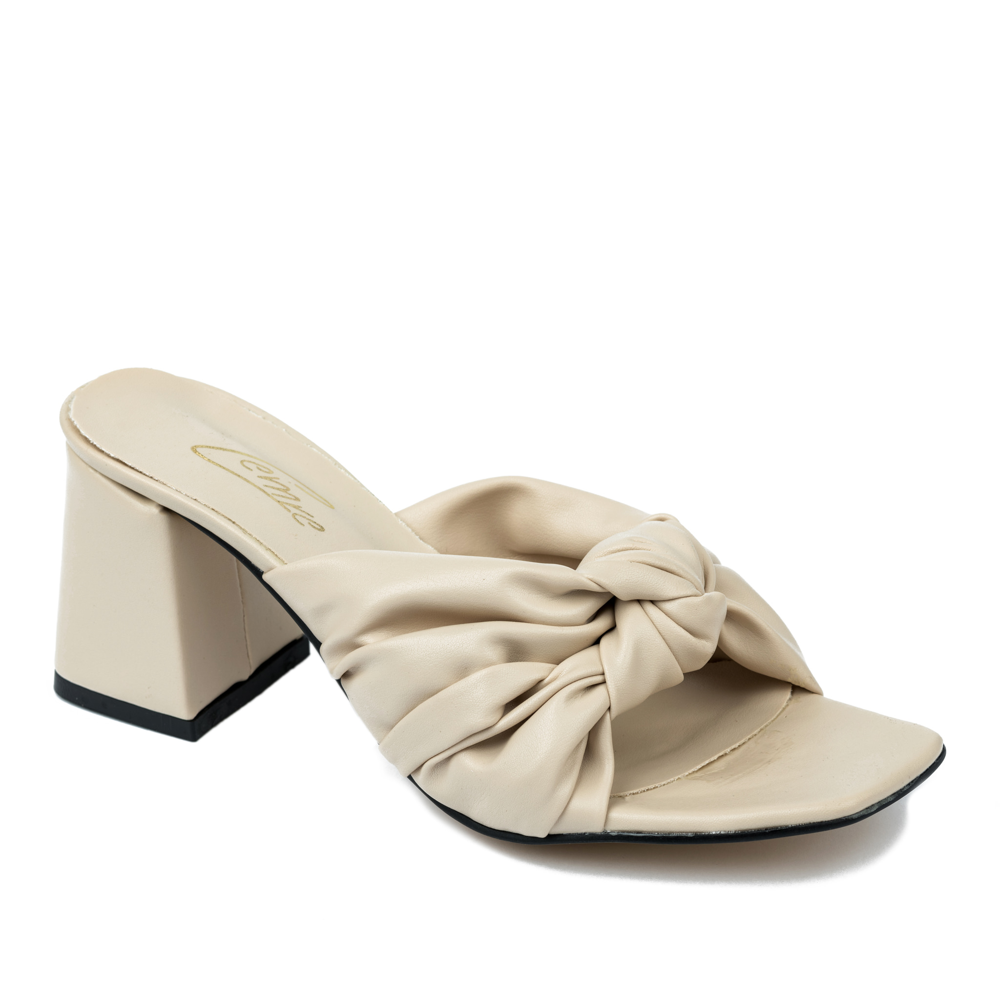 Women Slippers and Mules A249 - BEIGE