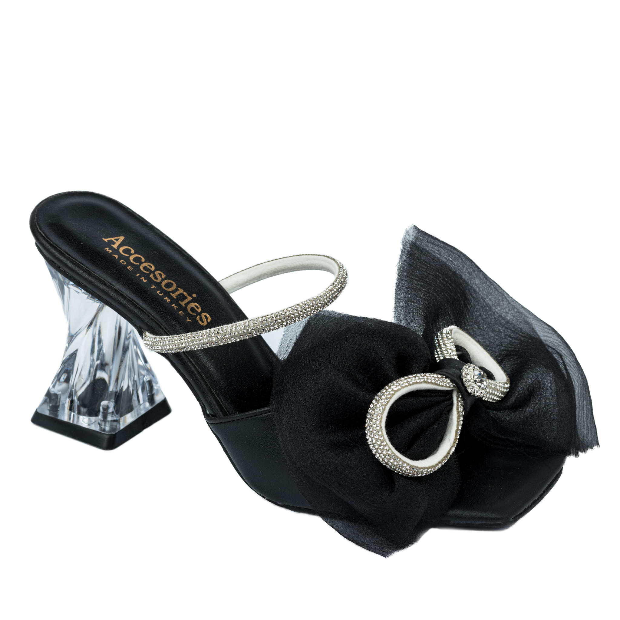 Women Slippers and Mules A315 - BLACK