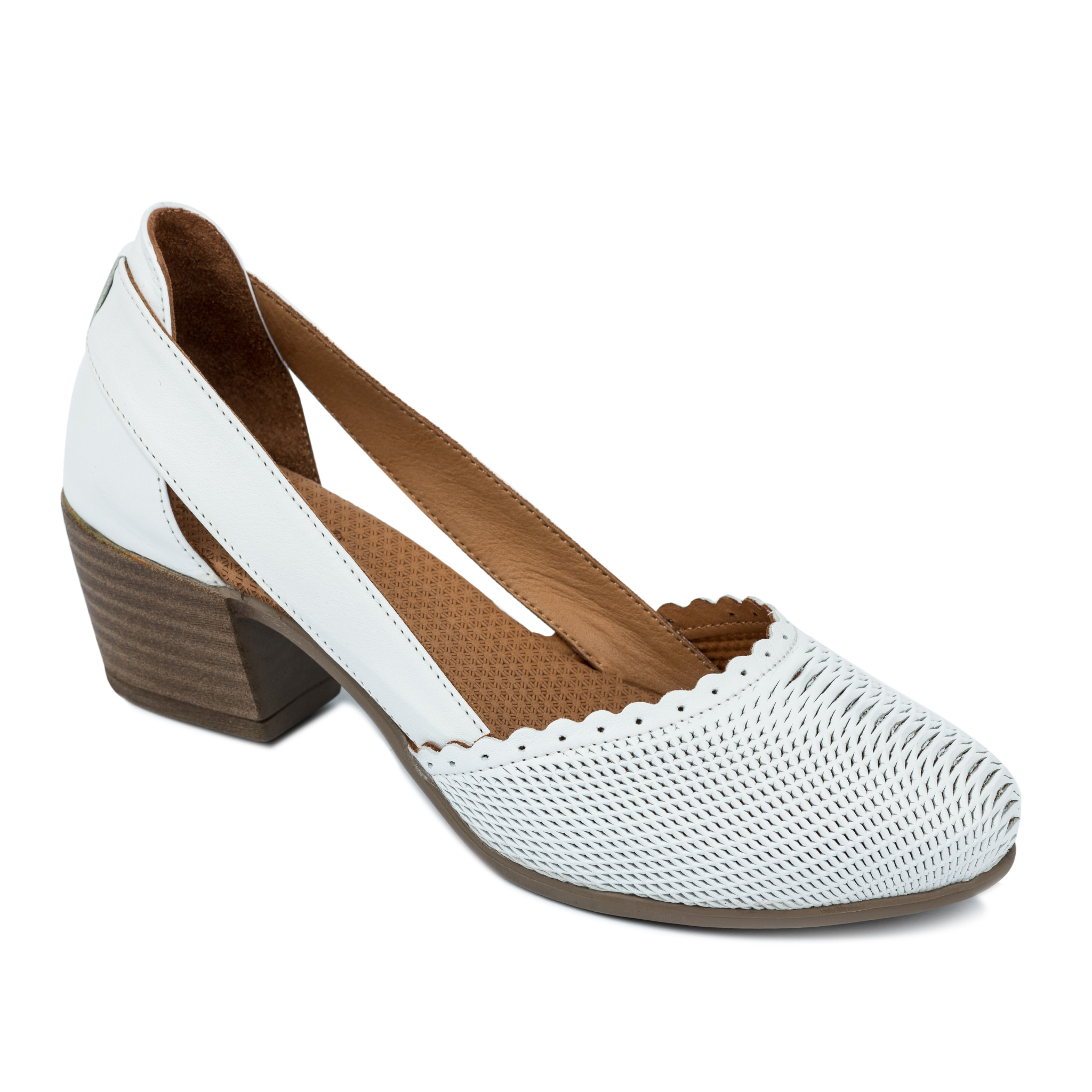 High-heels A221 - WHITE