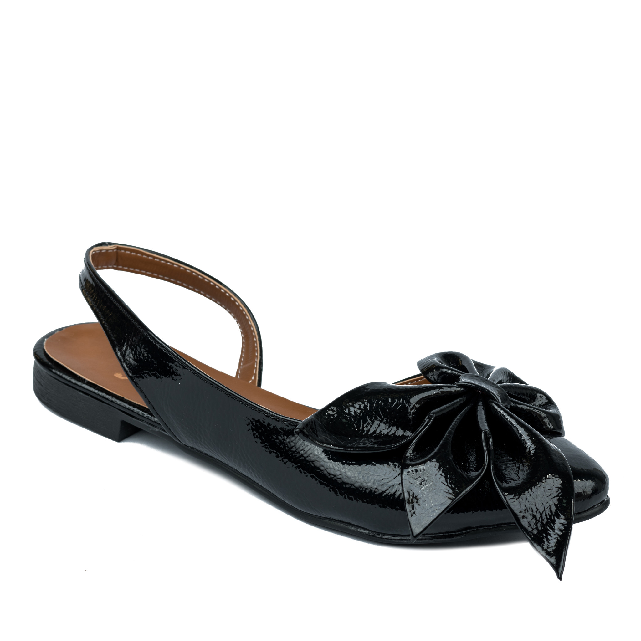 Balerina lapos cipő A254 - FEKETE