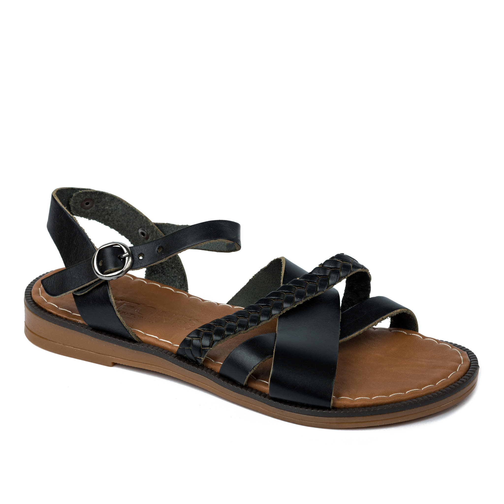 Women sandals A345 - BLACK