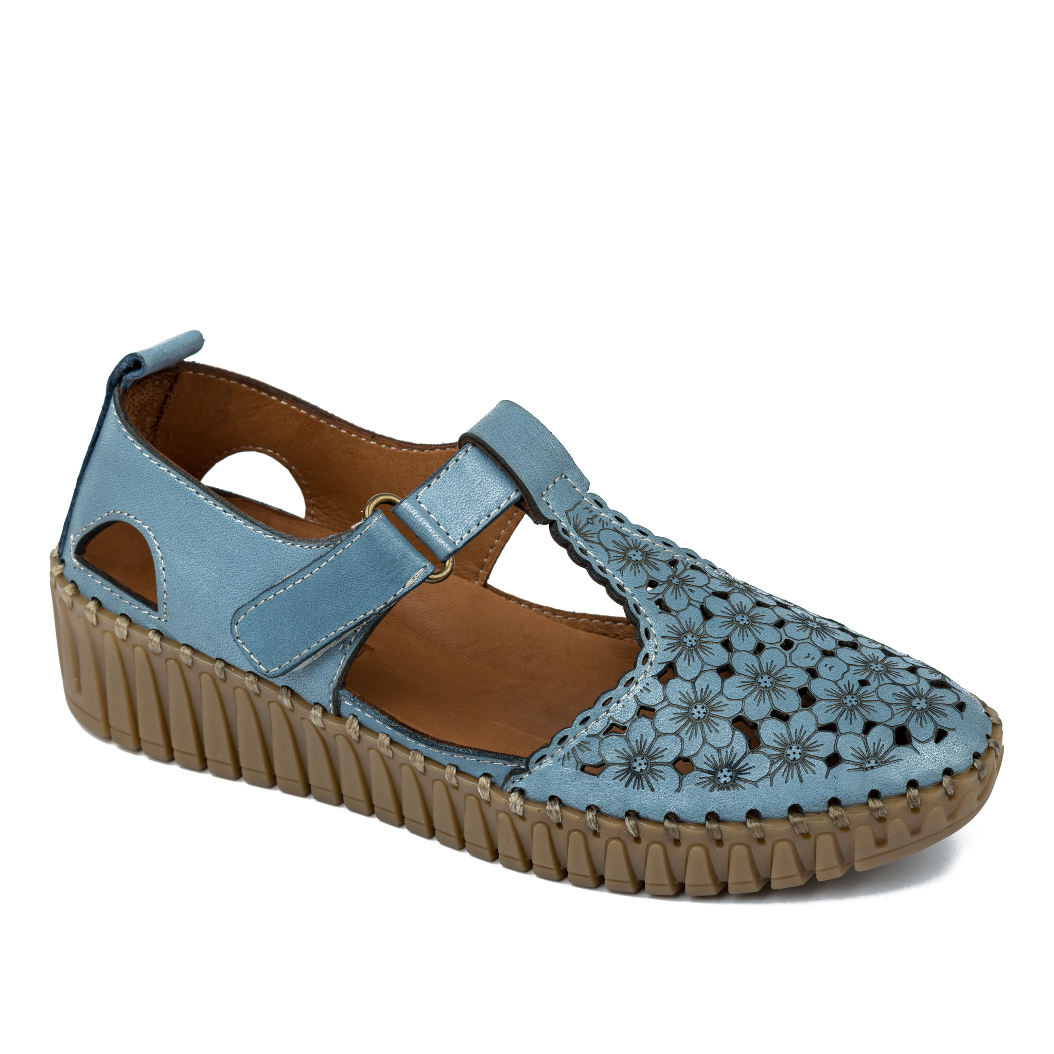Women sandals A348 - BLUE