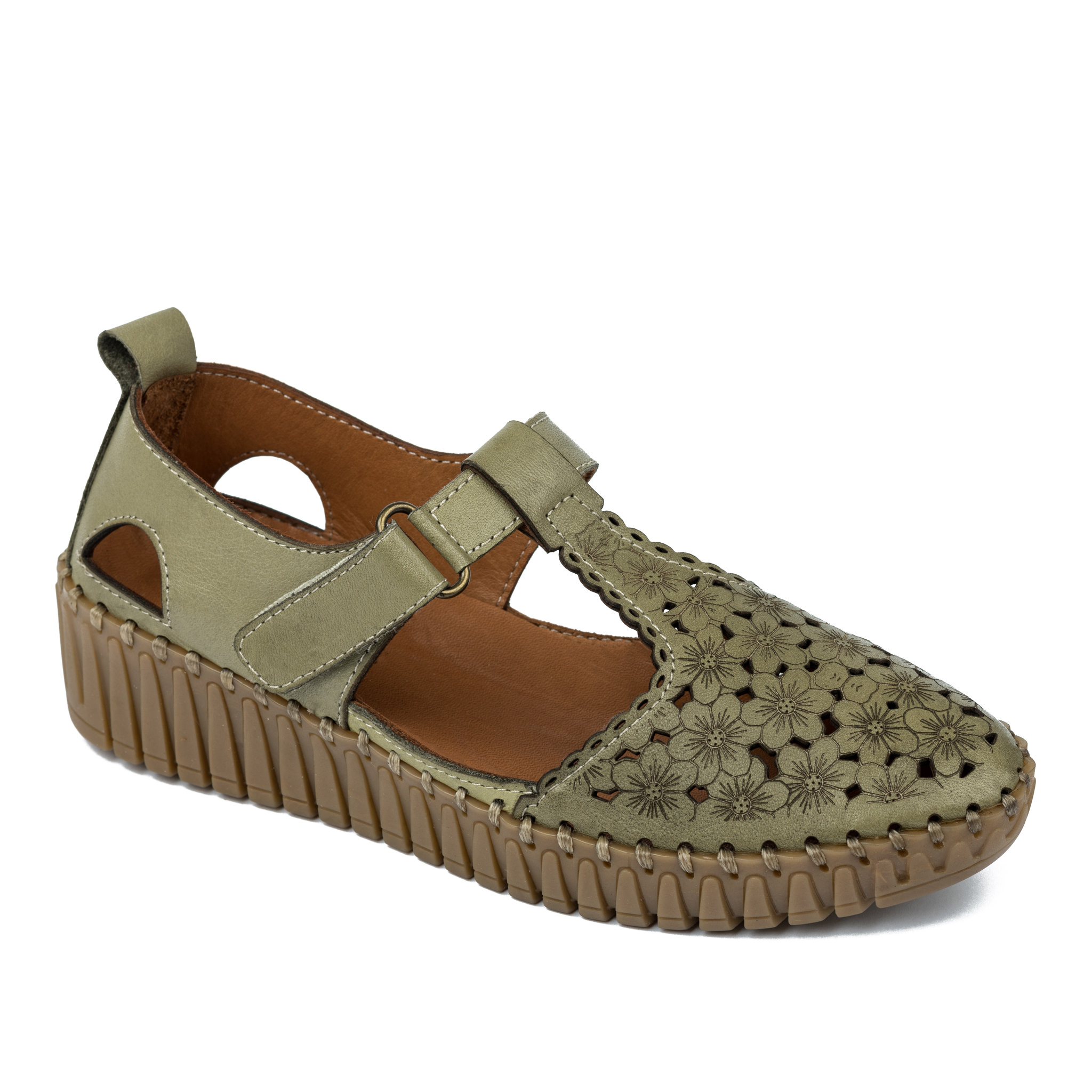 Women sandals A348 - GREEN