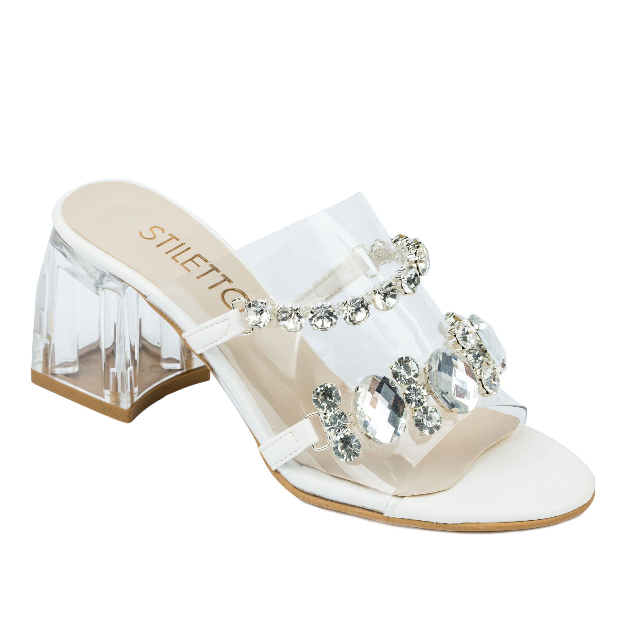 Women Slippers and Mules A409 - TRANSPARENT