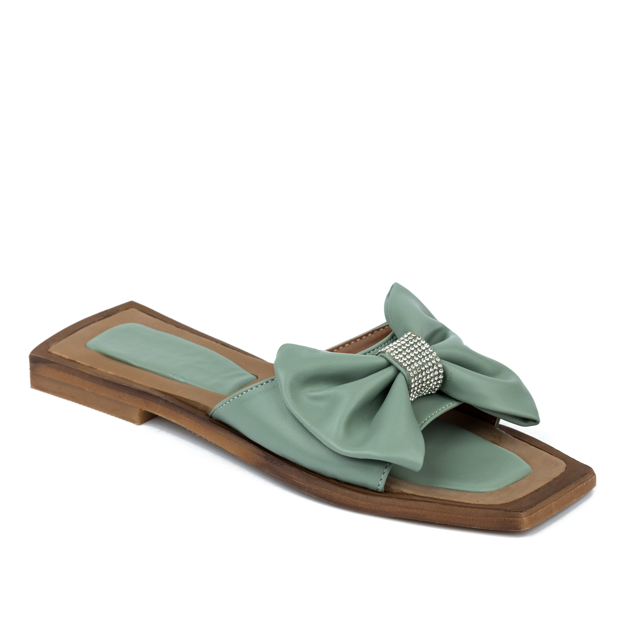 Women Slippers and Mules A422 - GREEN
