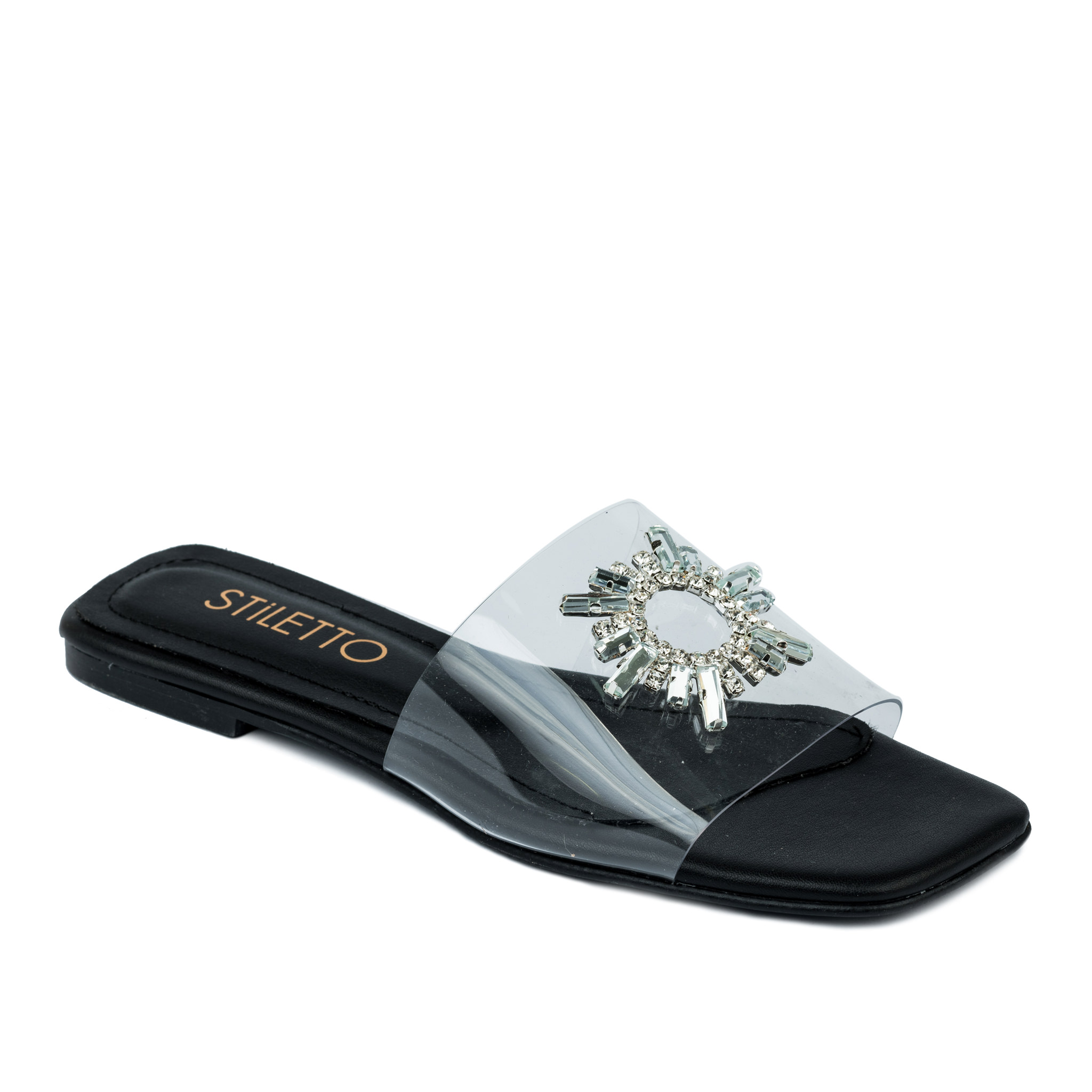 Women Slippers and Mules A425 - TRANSPARENT