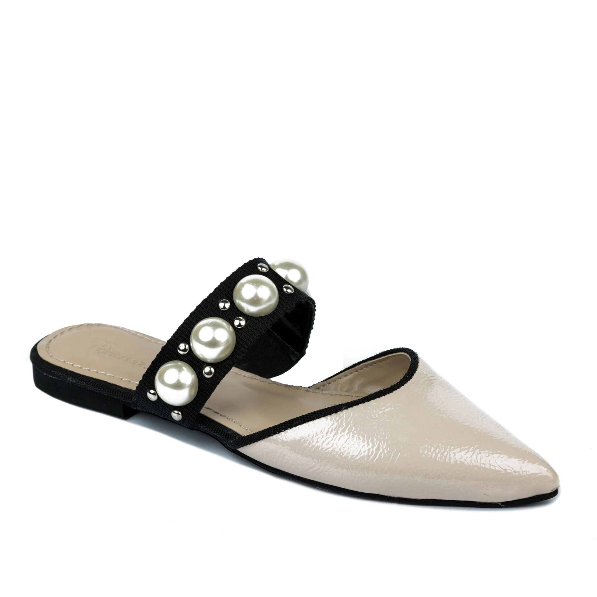 Women Slippers and Mules A428 - BEIGE