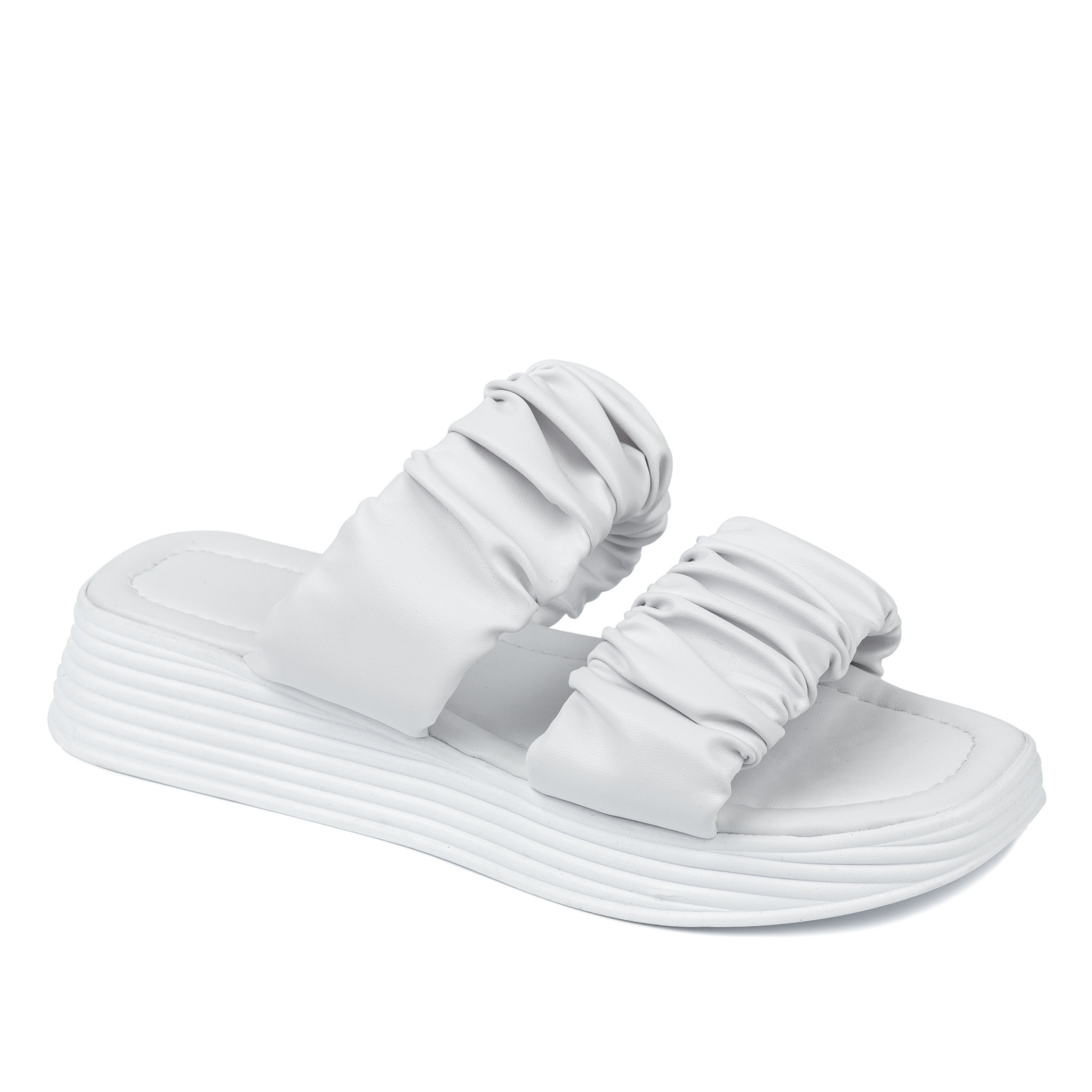Women Slippers and Mules A430 - WHITE
