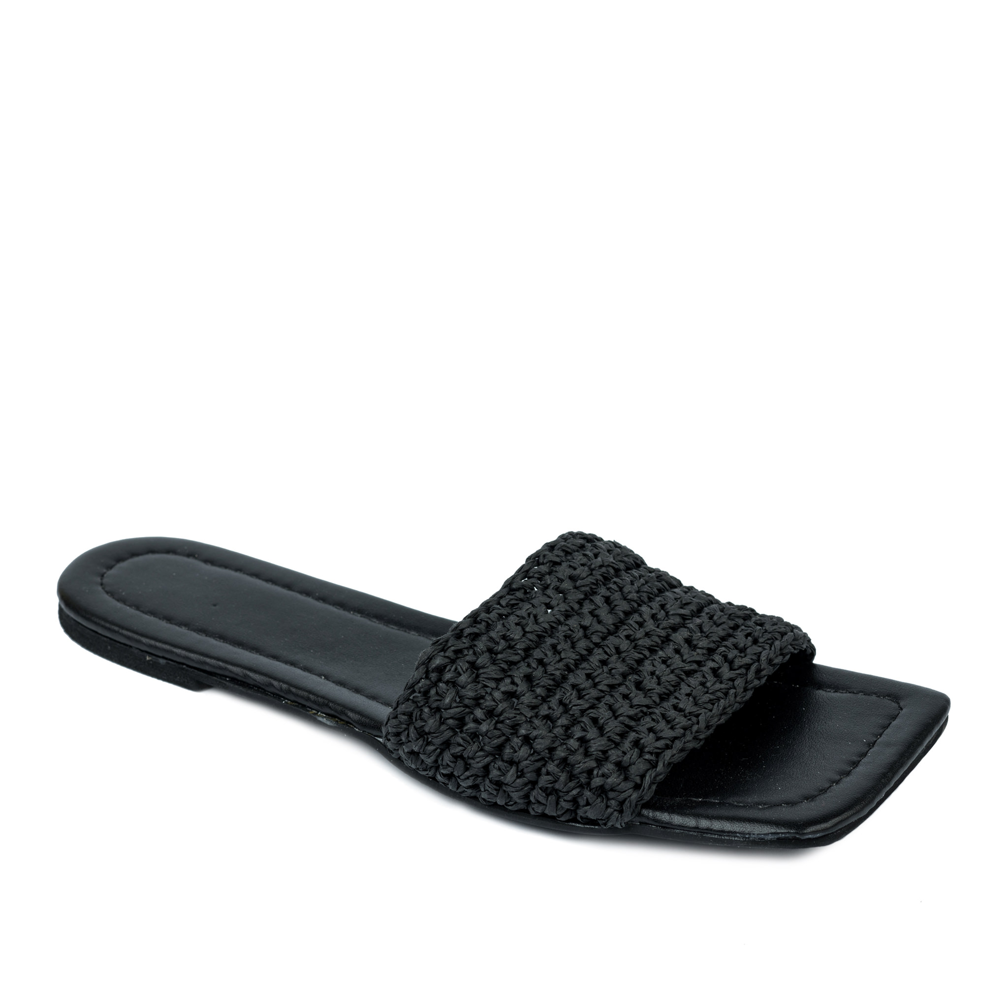 Women Slippers and Mules A433 - BLACK