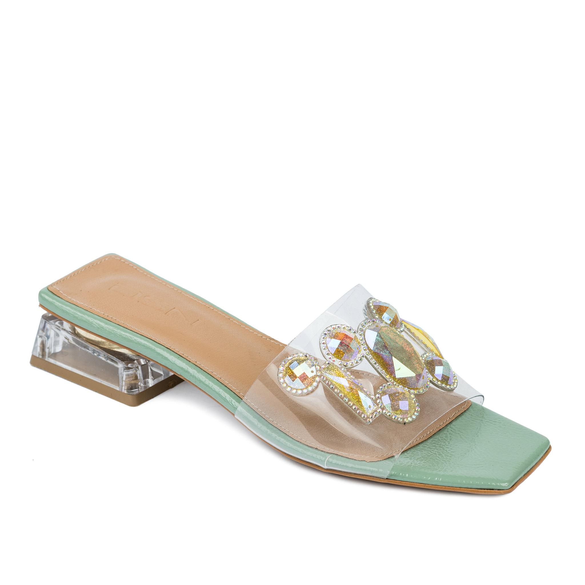 Women Slippers and Mules A439 - GREEN
