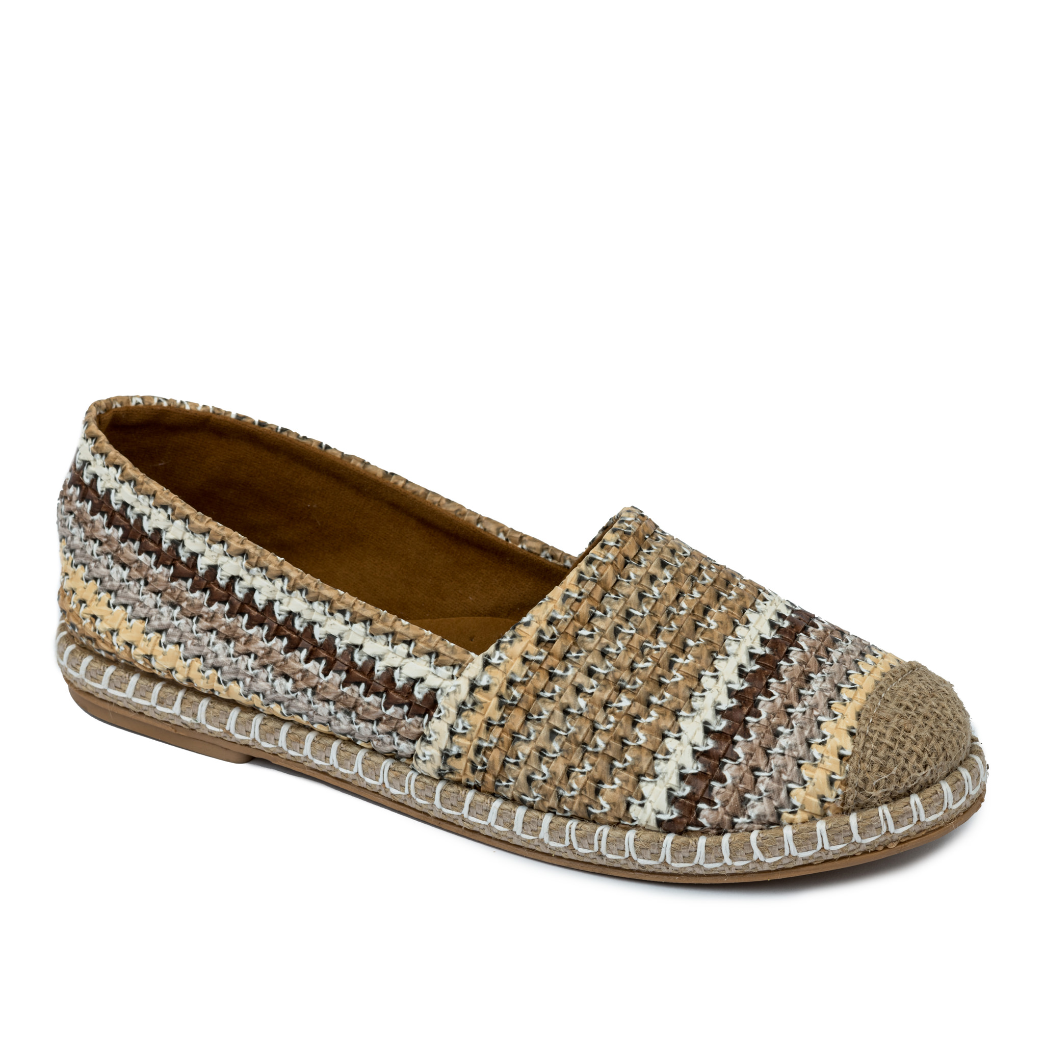 Women espadrilles and slip-ons A450 - BEIGE