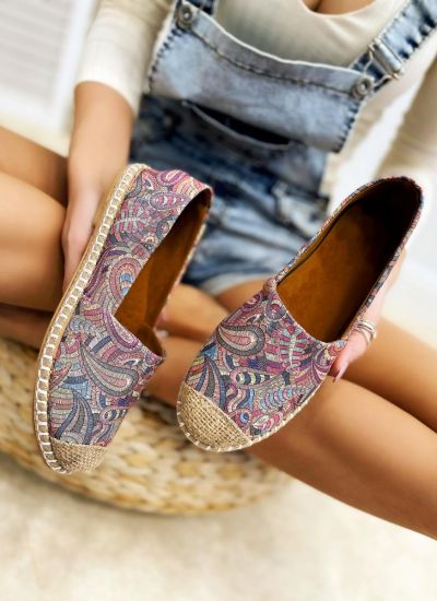 Women espadrilles and slip-ons A450 - ROSE