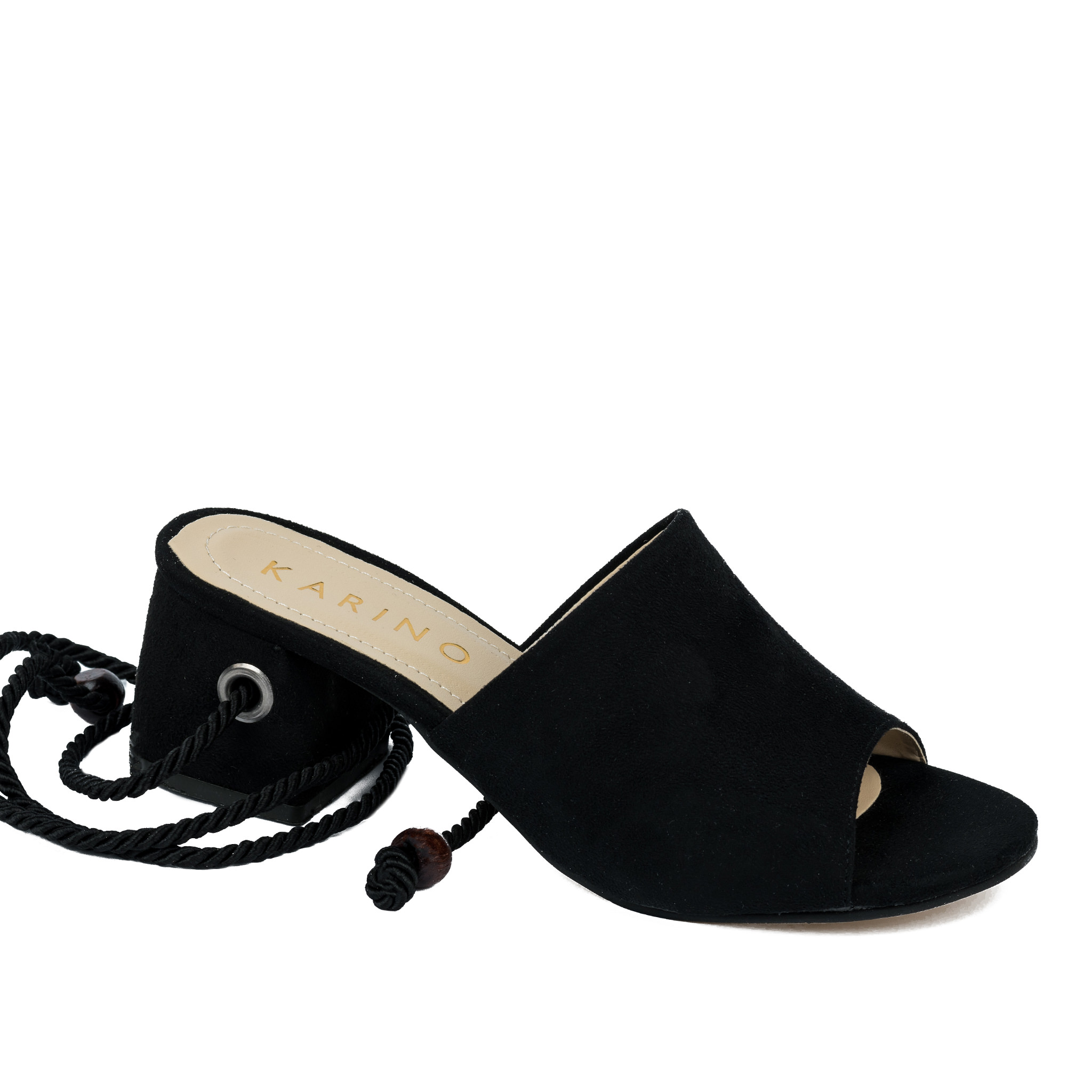 Women sandals A455 - BLACK