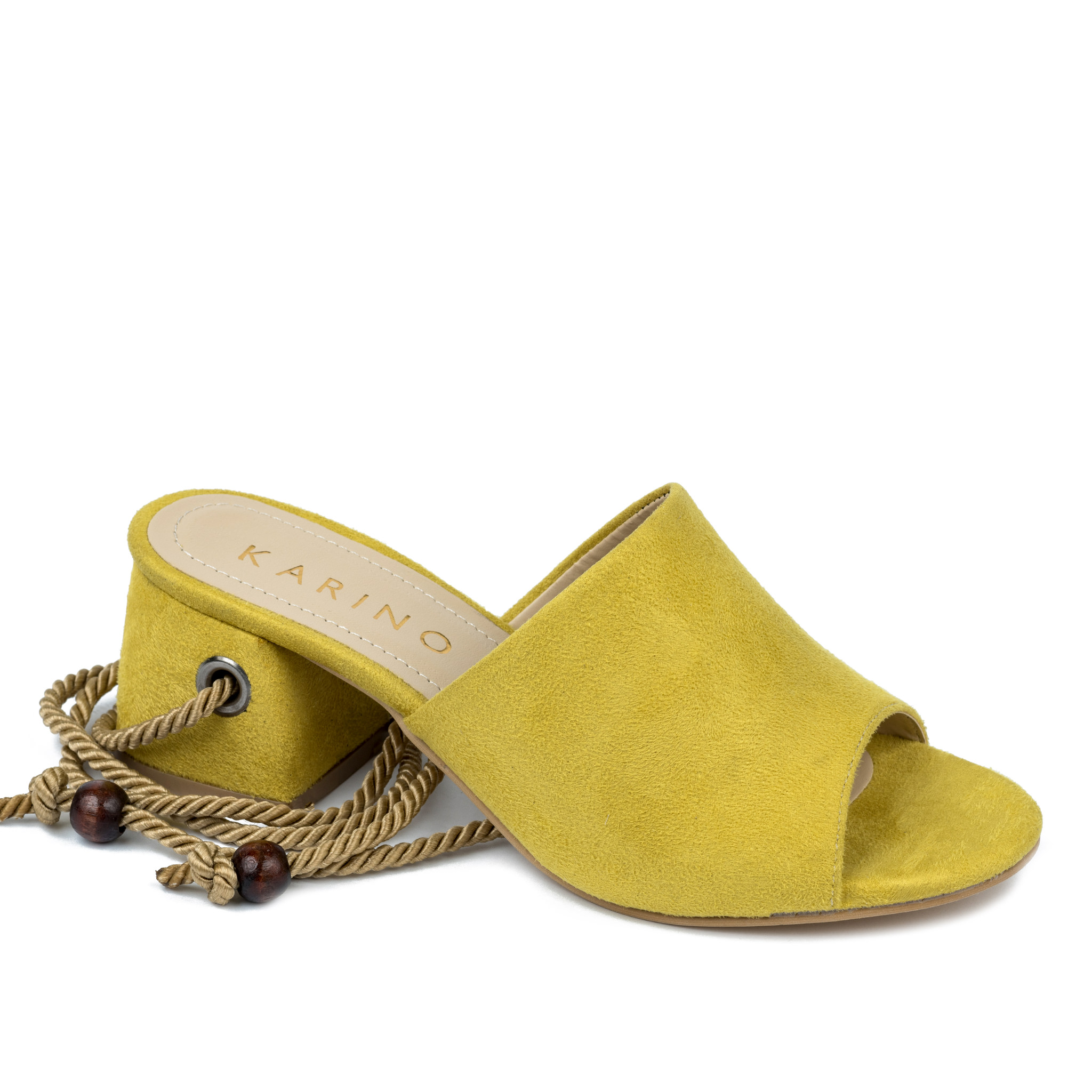 Women sandals A455 - YELLOW