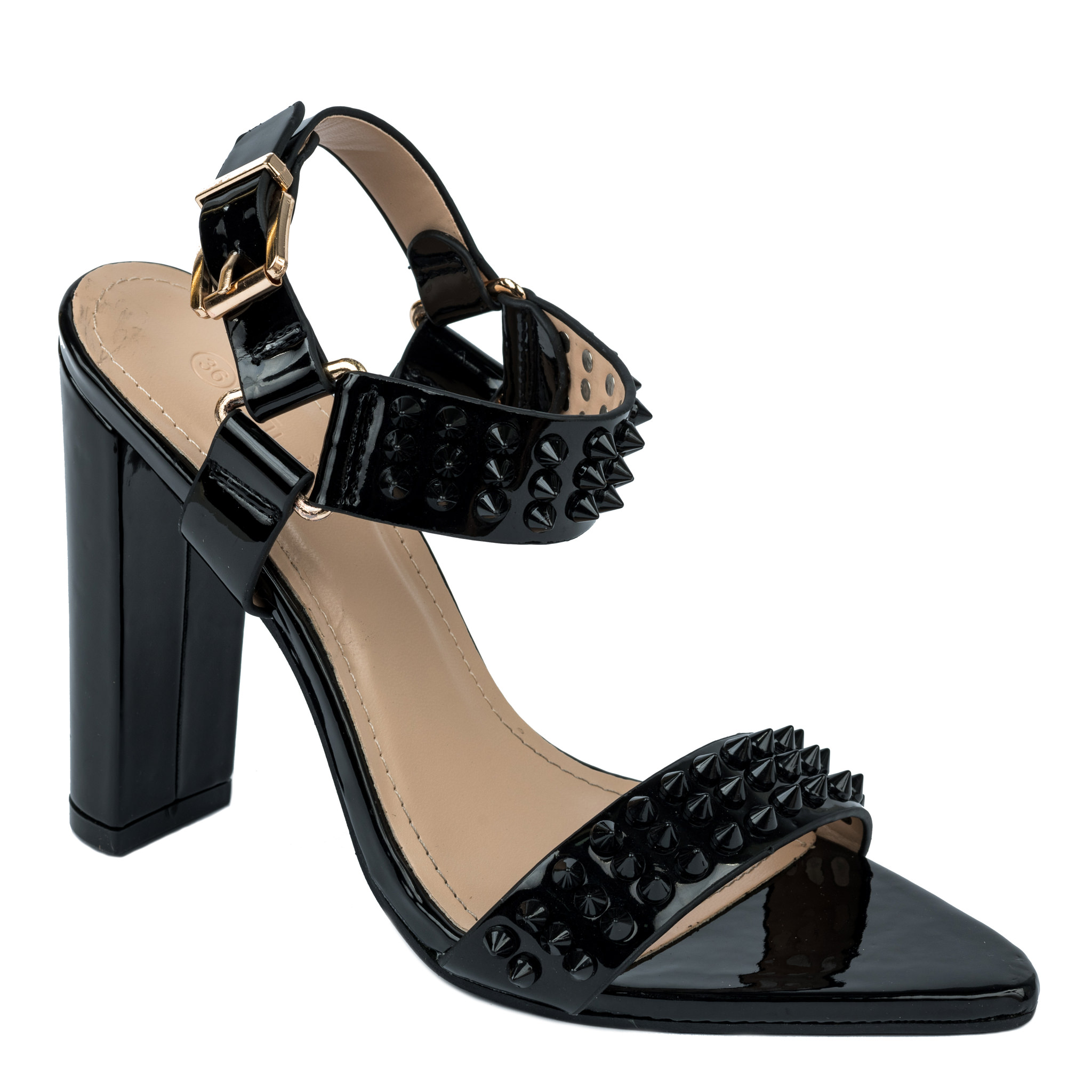 Women sandals A458 - BLACK