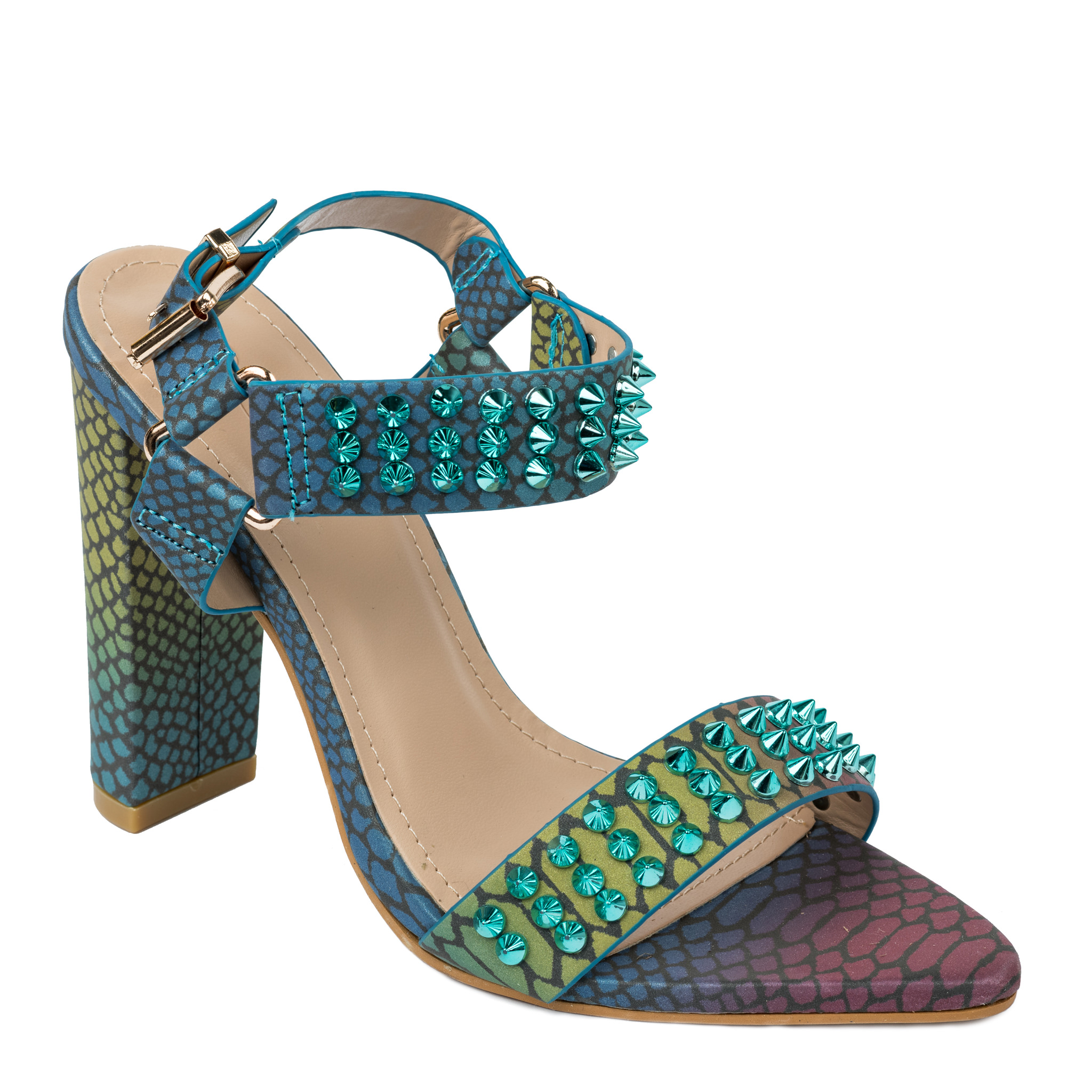 Women sandals A458 - BLUE