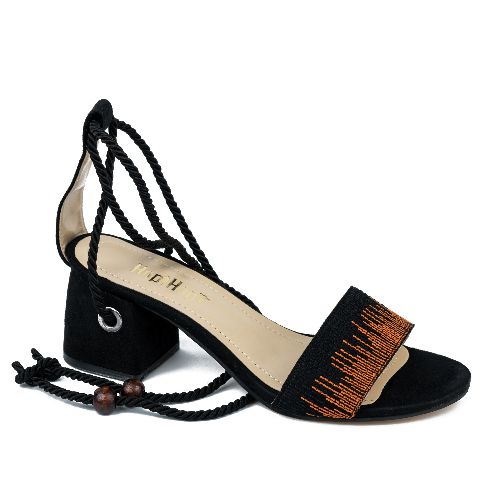 Women sandals A468 - BLACK