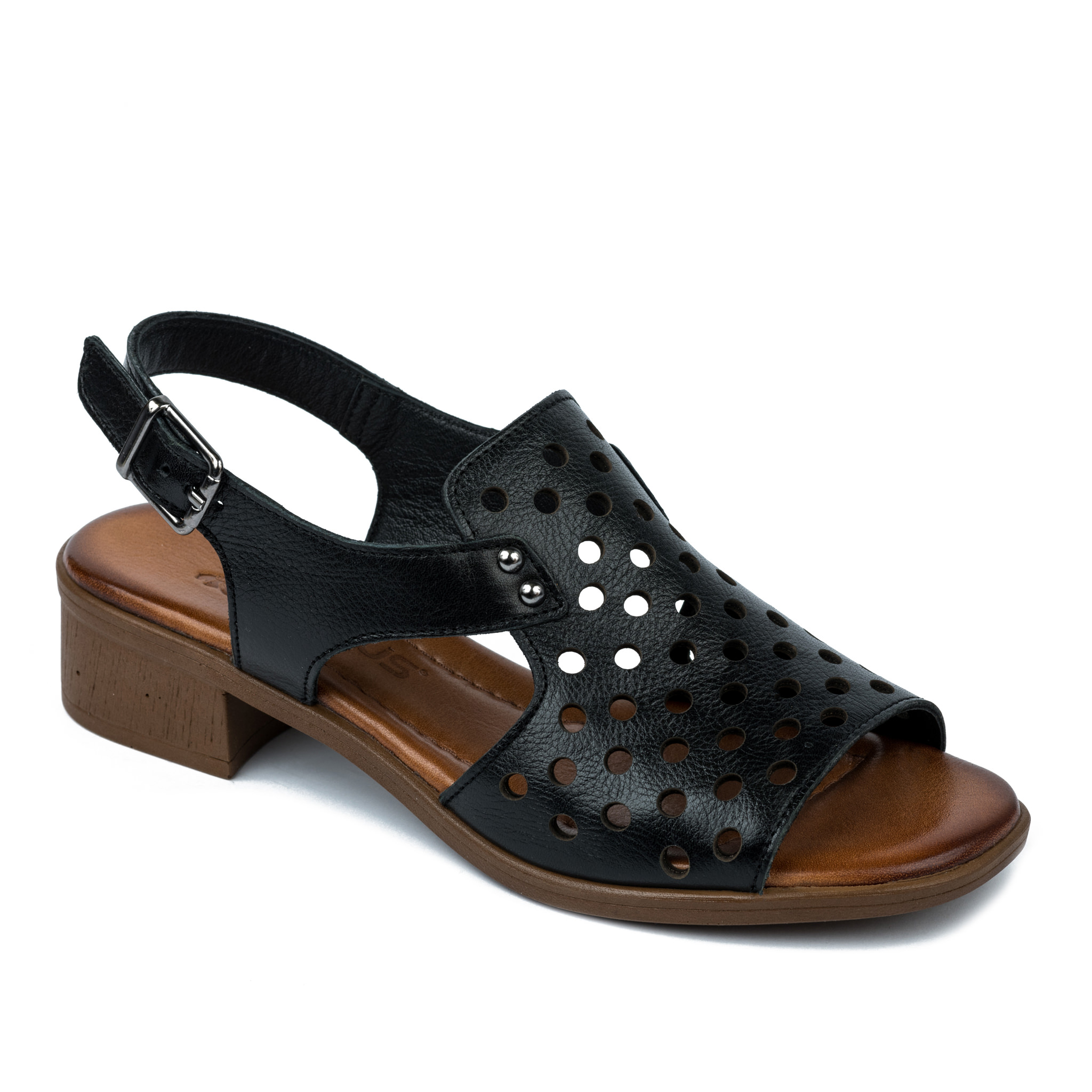 Women sandals A473 - BLACK