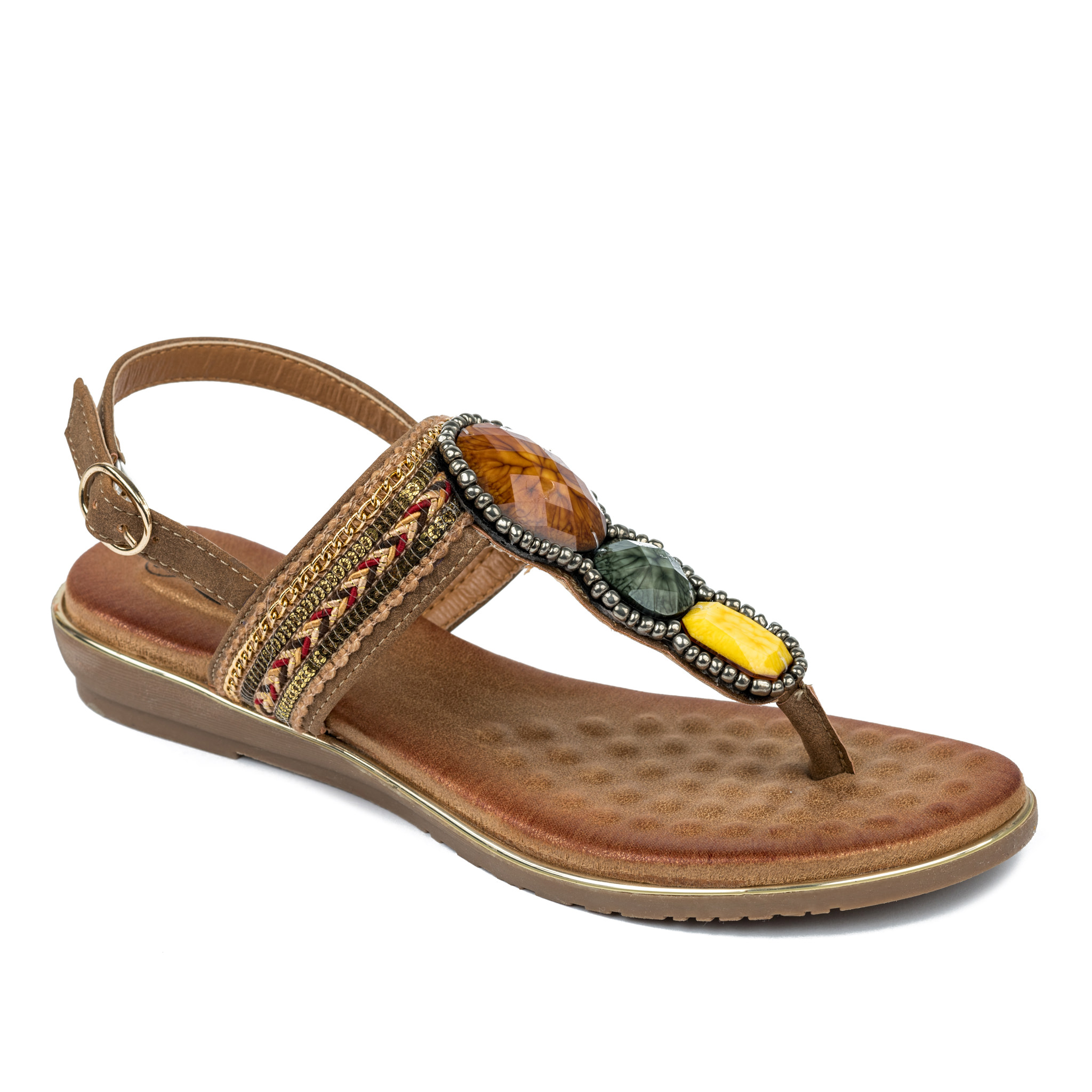 Women sandals A490 - CAMEL