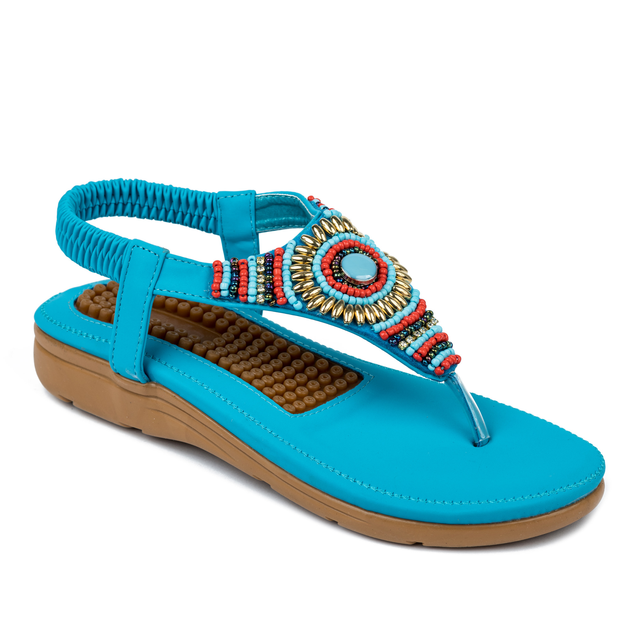 Women sandals A491 - BLUE