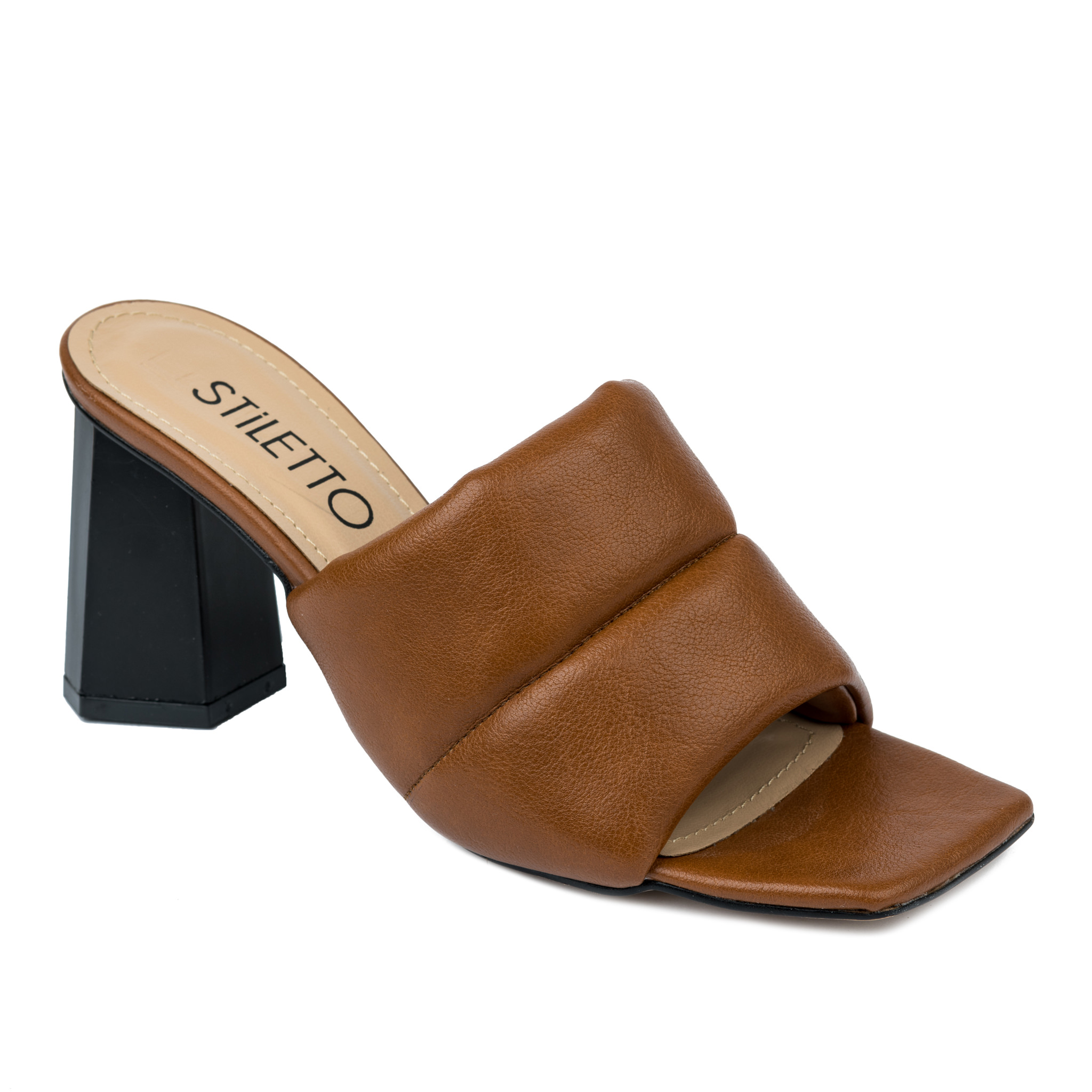 Women Slippers and Mules A497 - CAMEL