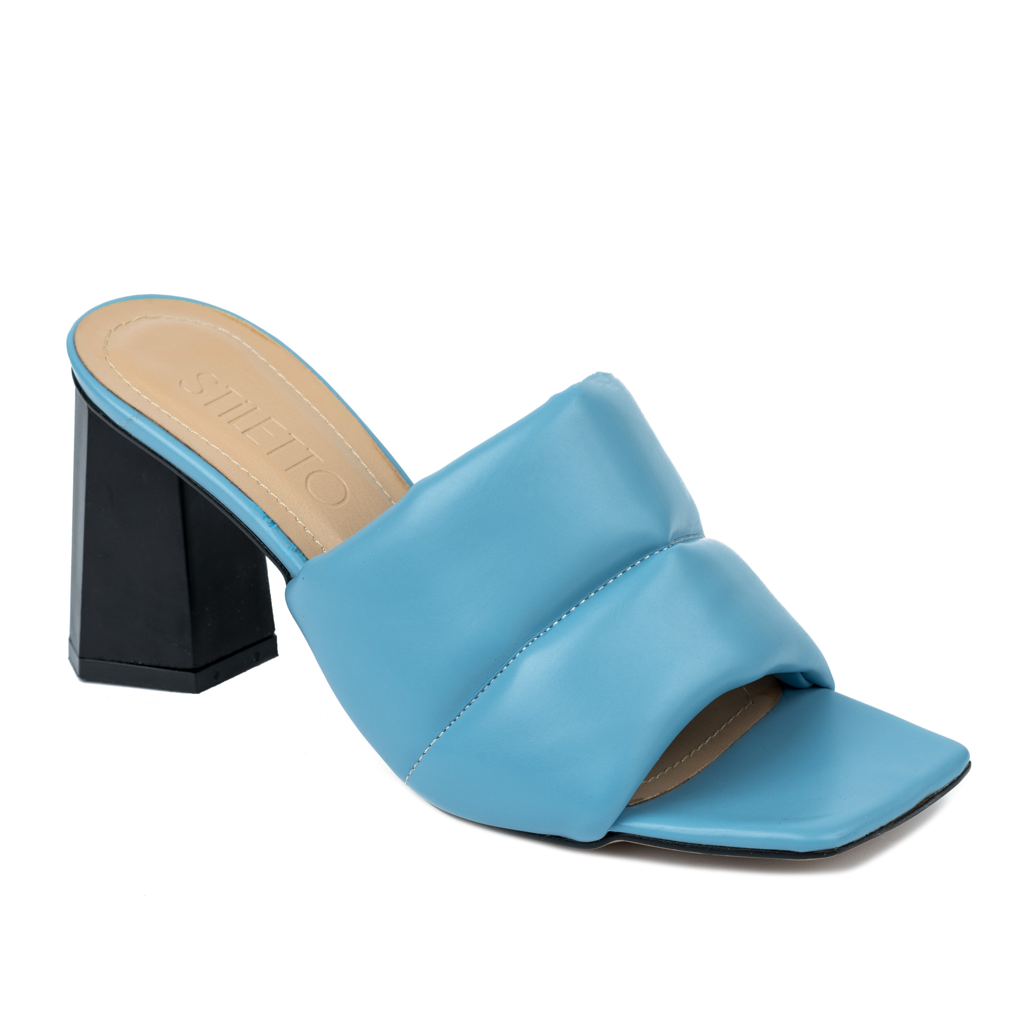 Women Slippers and Mules A497 - BLUE