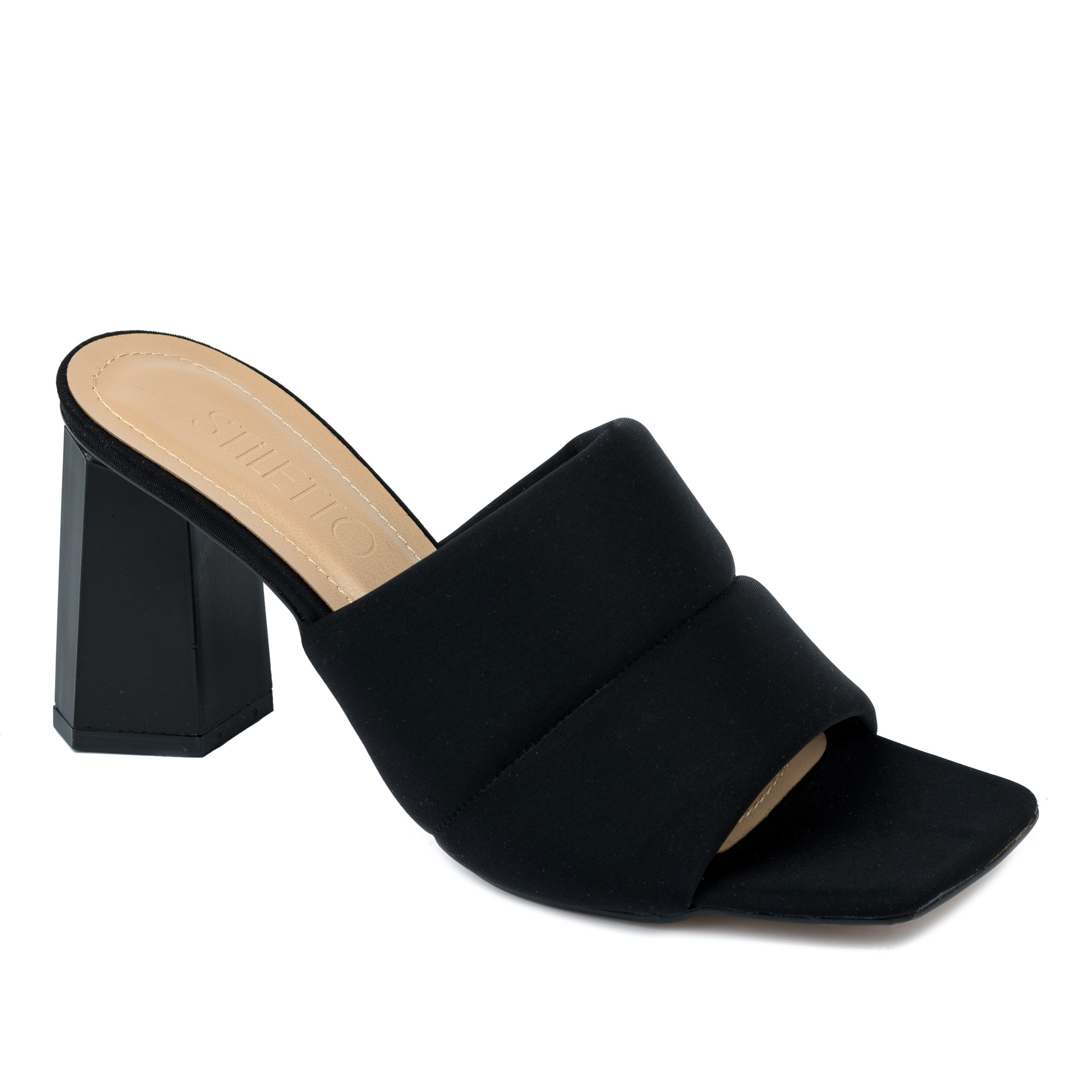Women Slippers and Mules A497 - BLACK