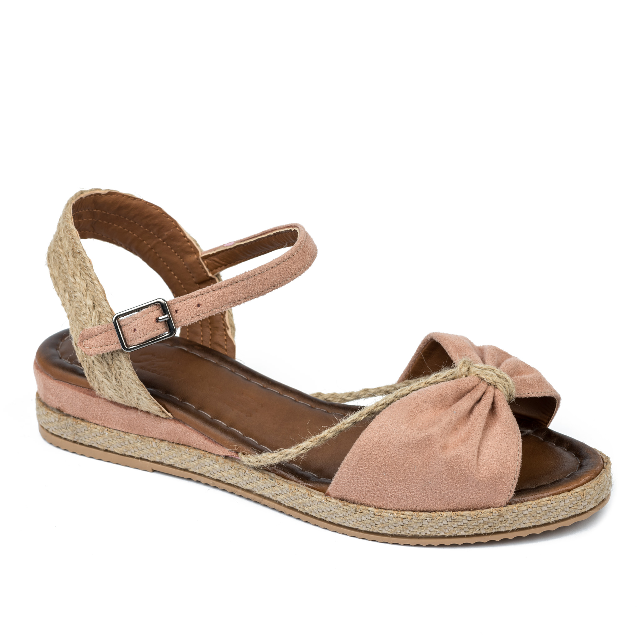 Women espadrilles and slip-ons A517 - POWDER ROSE