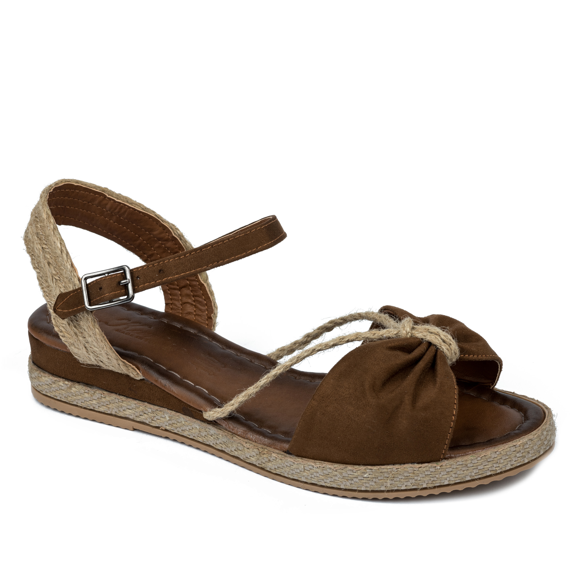 Women espadrilles and slip-ons A517 - BROWN