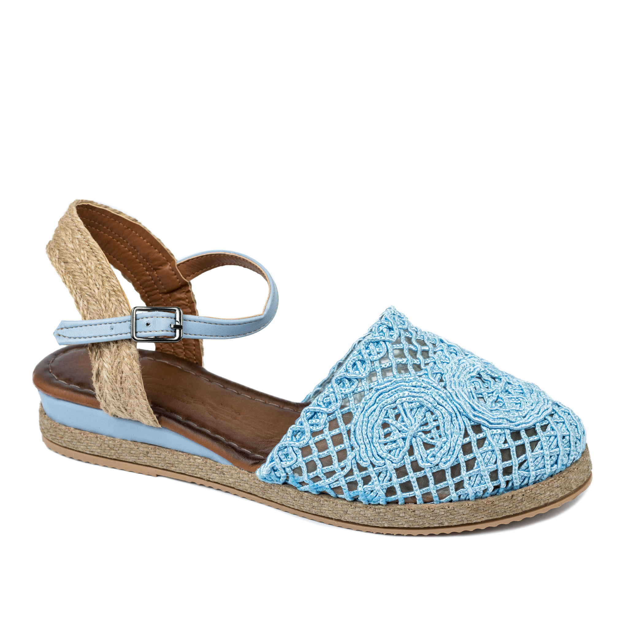 Women espadrilles and slip-ons A524 - BLUE