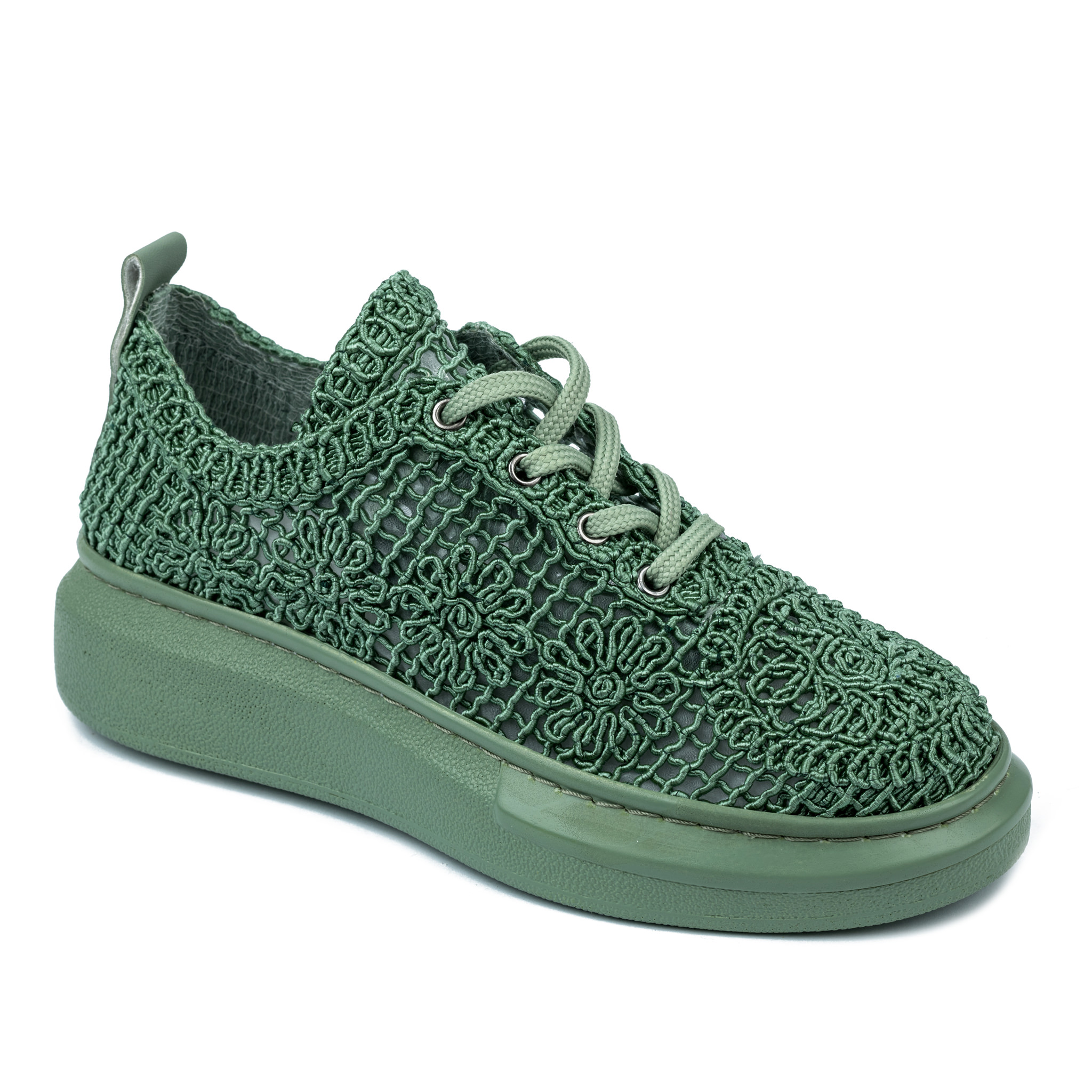 Women sneakers A536 - GREEN