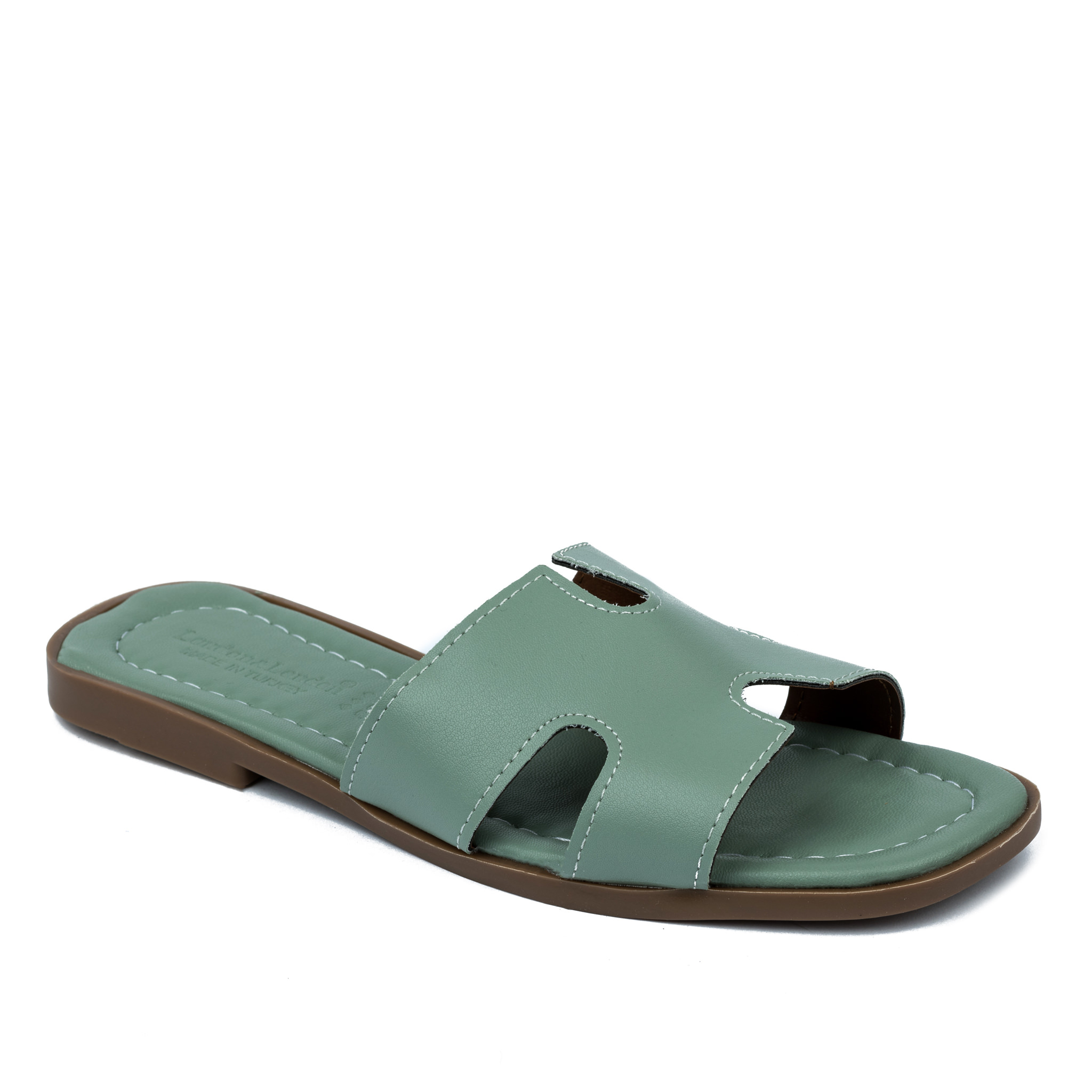Women Slippers and Mules A549 - GREEN
