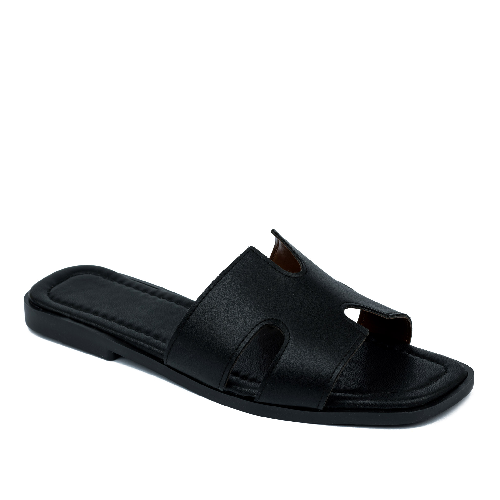 Women Slippers and Mules A549 - BLACK