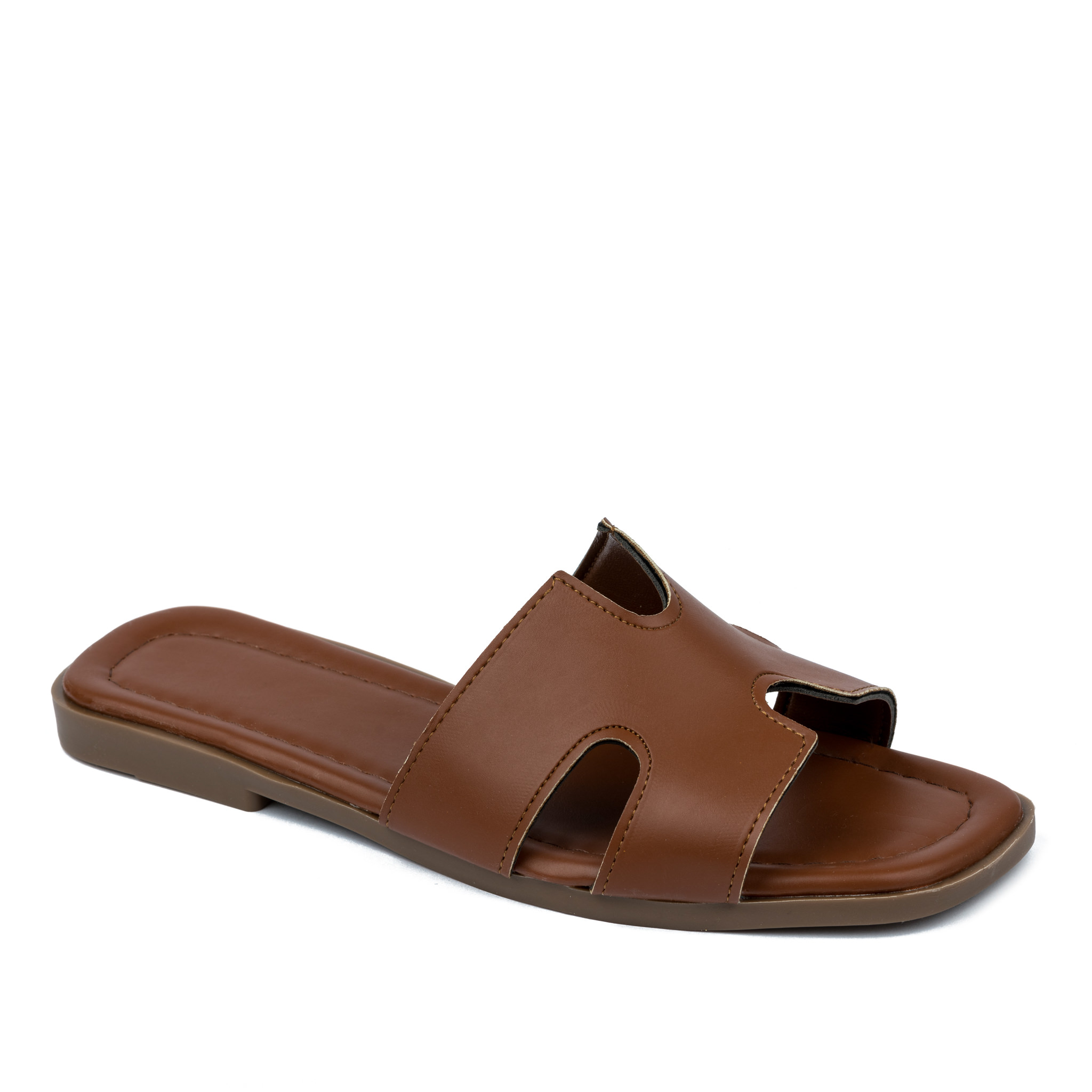 Women Slippers and Mules A549 - CAMEL
