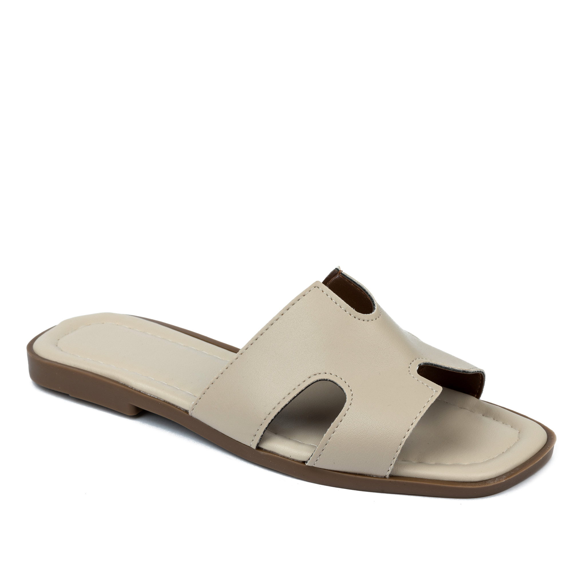 Women Slippers and Mules A549 - BEIGE