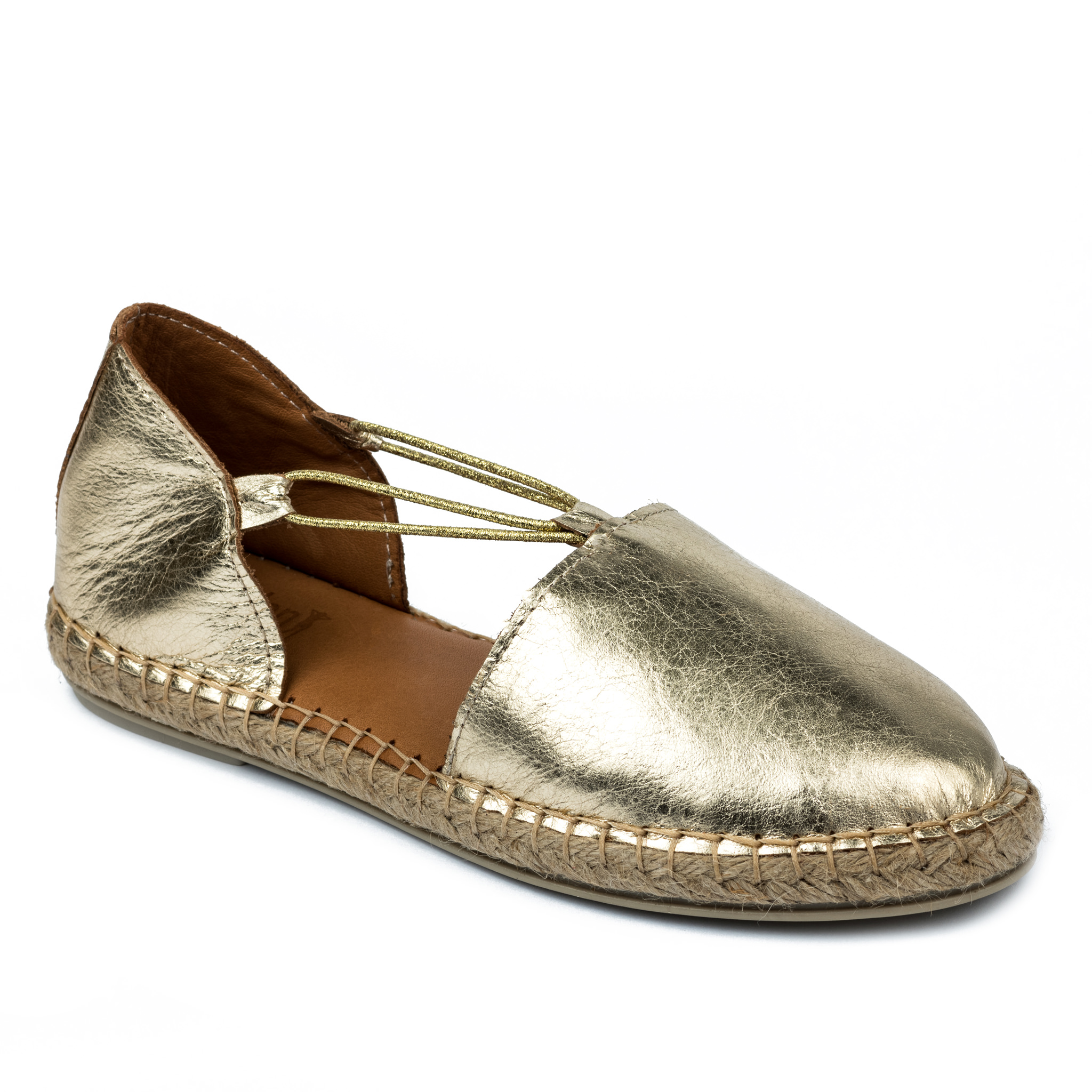 Women espadrilles and slip-ons A583 - GOLD